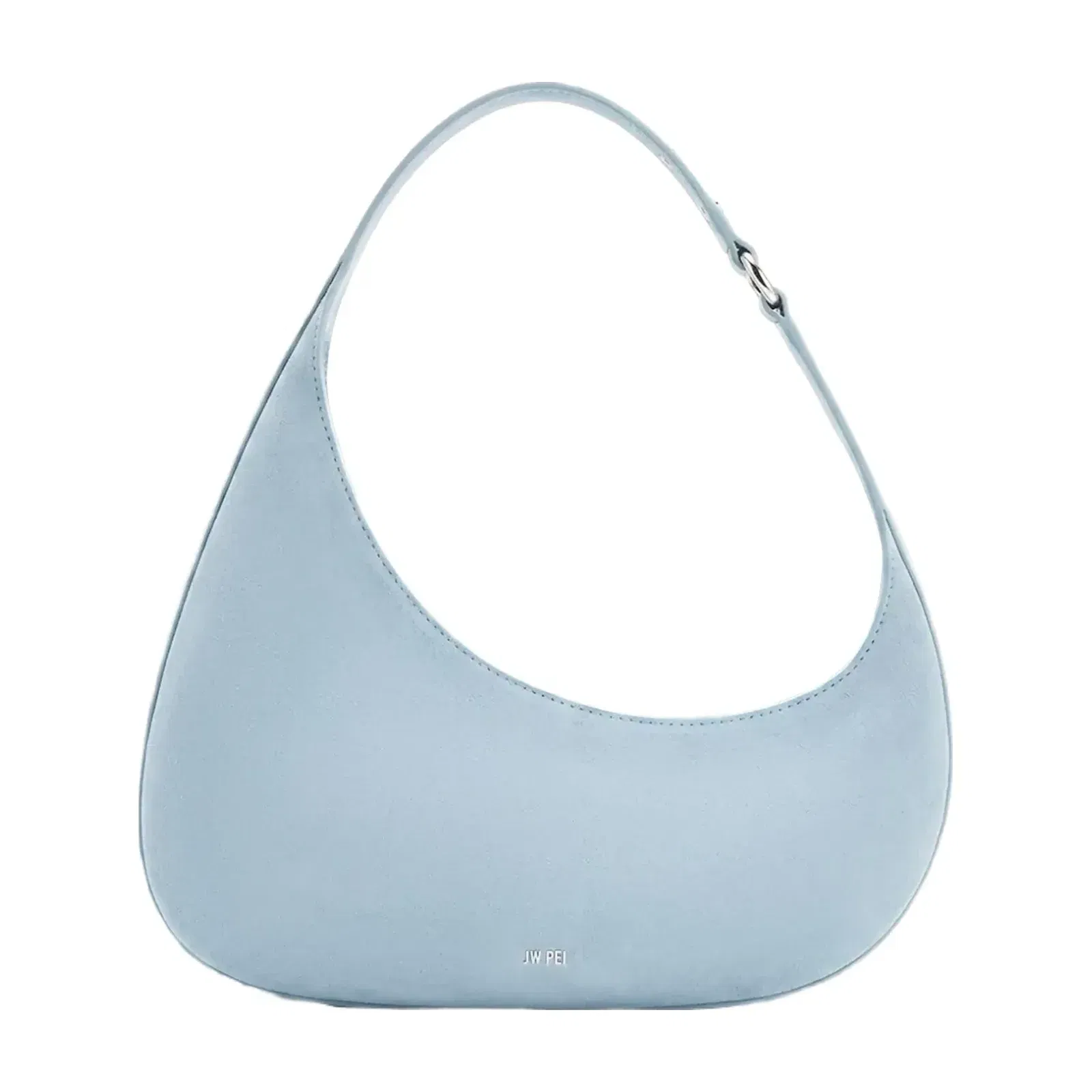 JW PEI Harlee Faux Suede Shoulder Bag Misty Blue