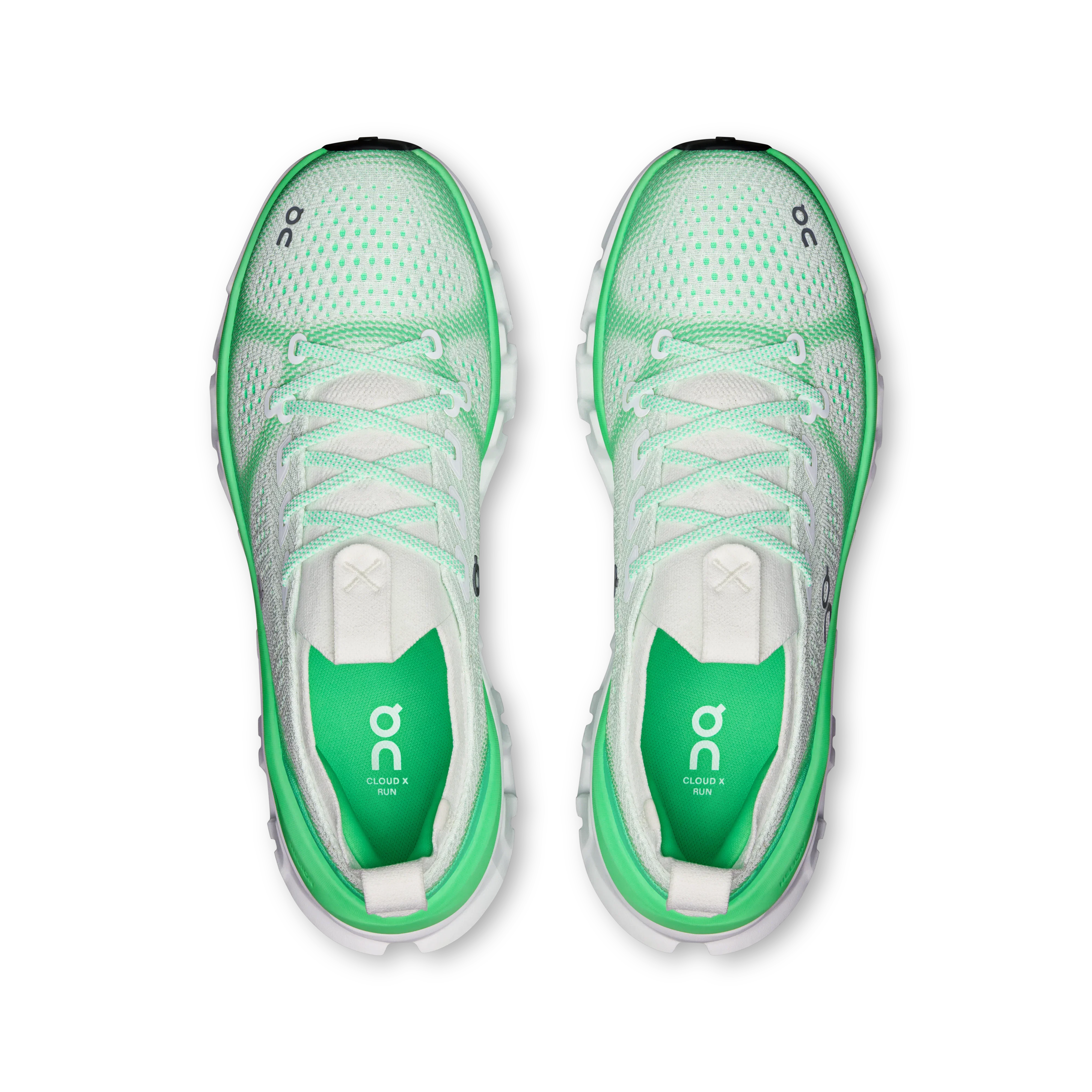 ON Running Cloud X Tempo Ivory Verdite