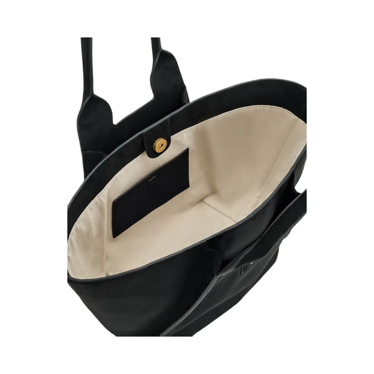 JW PEI Cara Faux Suede Tote Bag Black