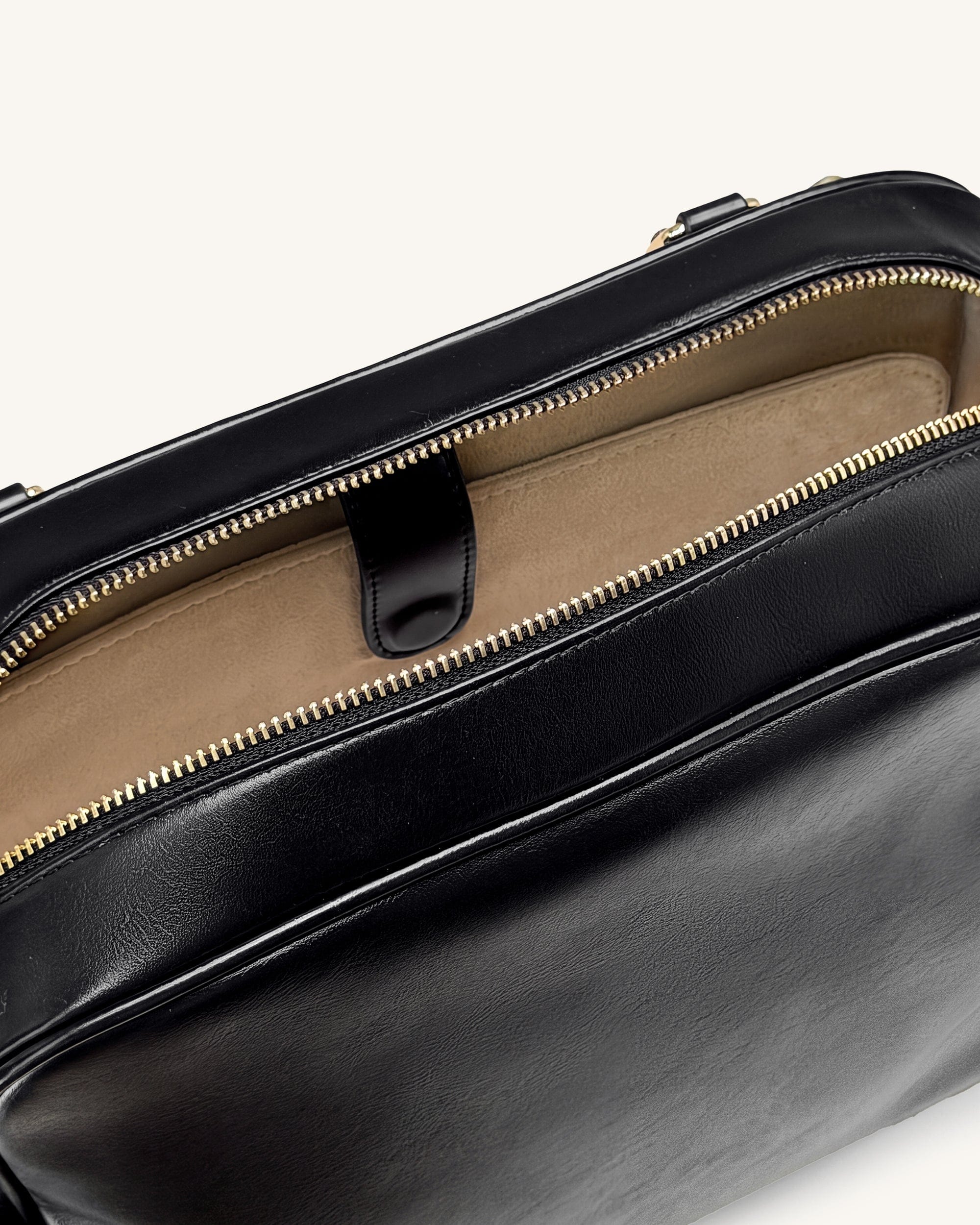 JW PEI Callie Tusk Detail Shoulder Bag Black