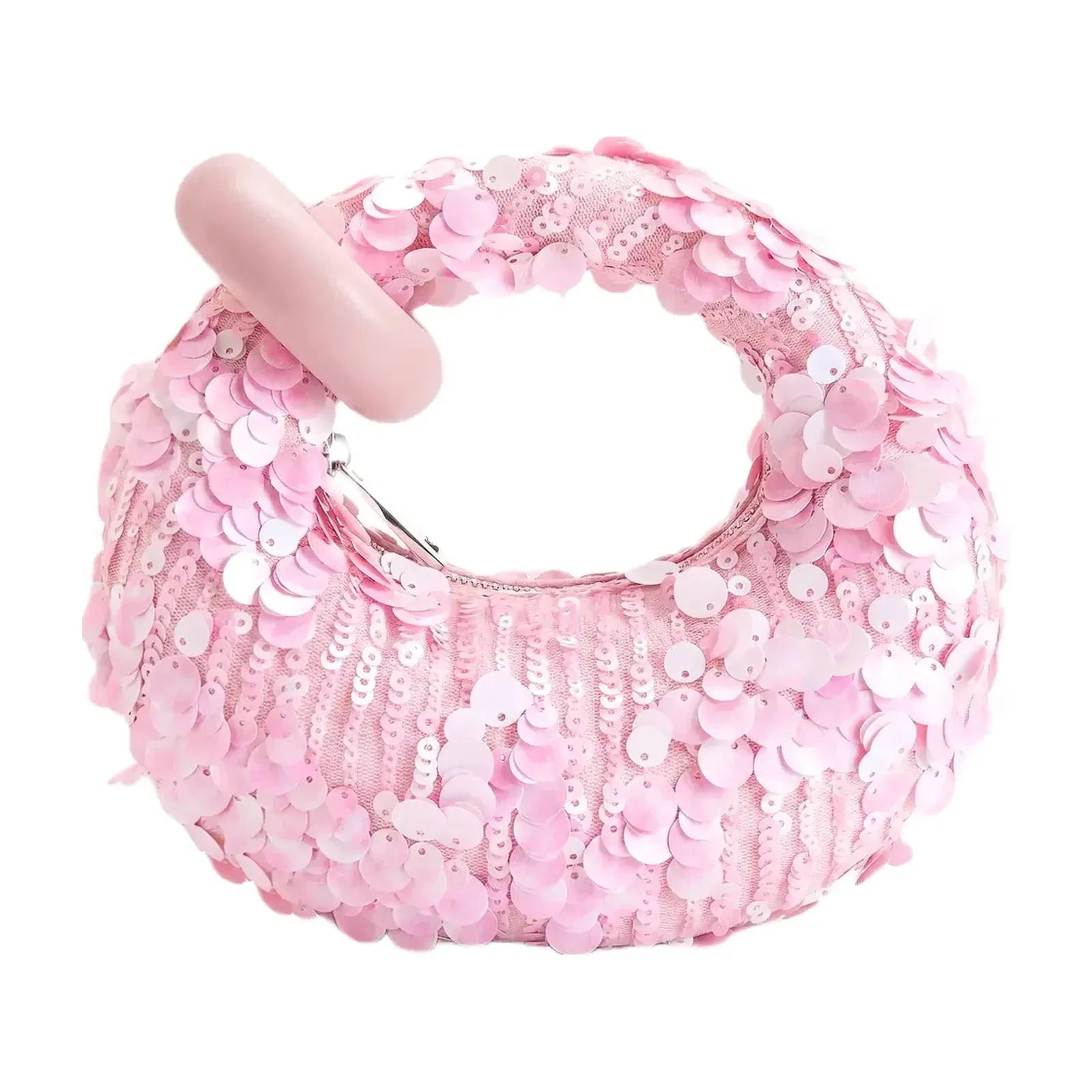 JW PEI Abacus Sequin Mini Top Handle Bag Pink