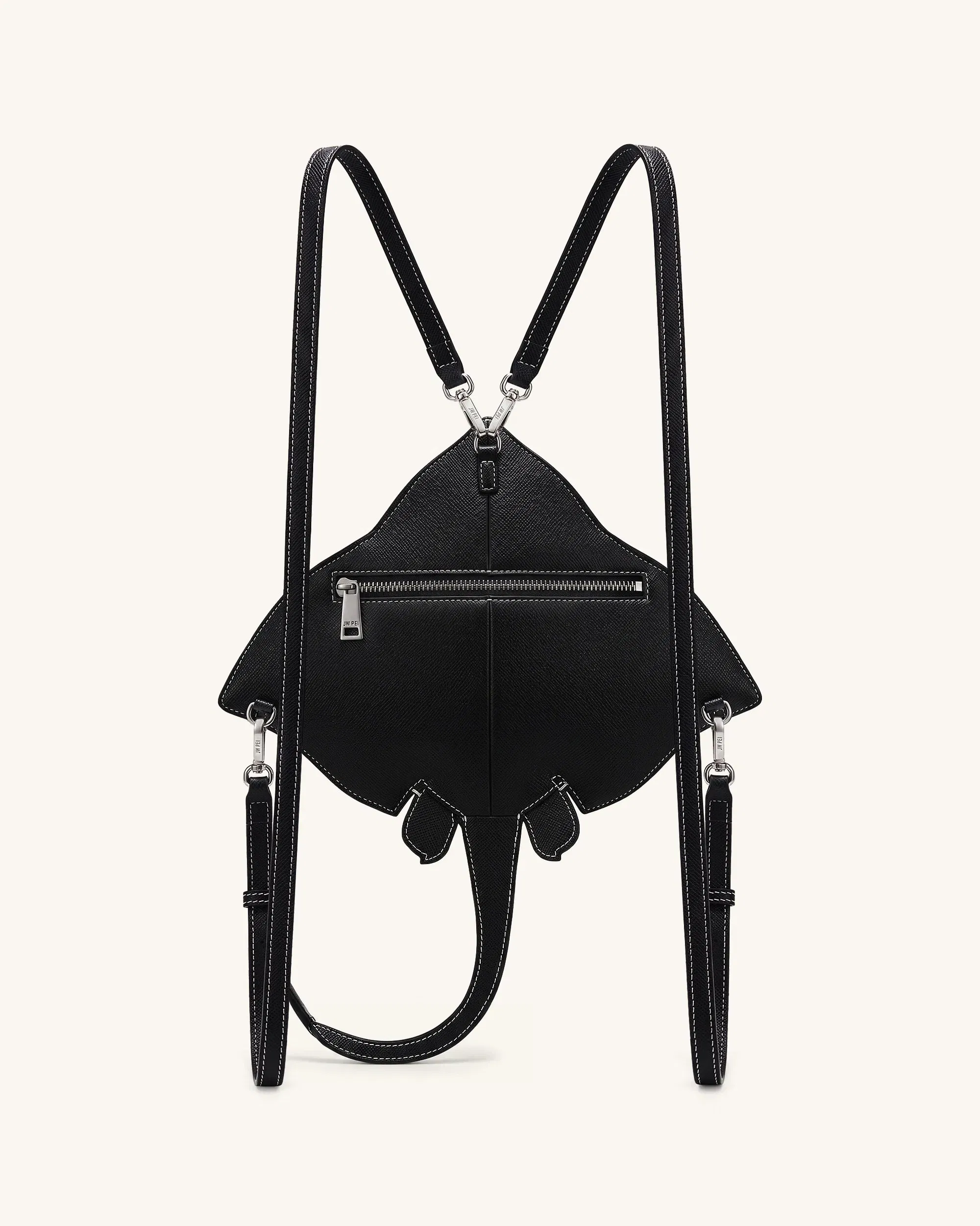 JW PEI Odelle Manta Ray Crossbody Bag Black