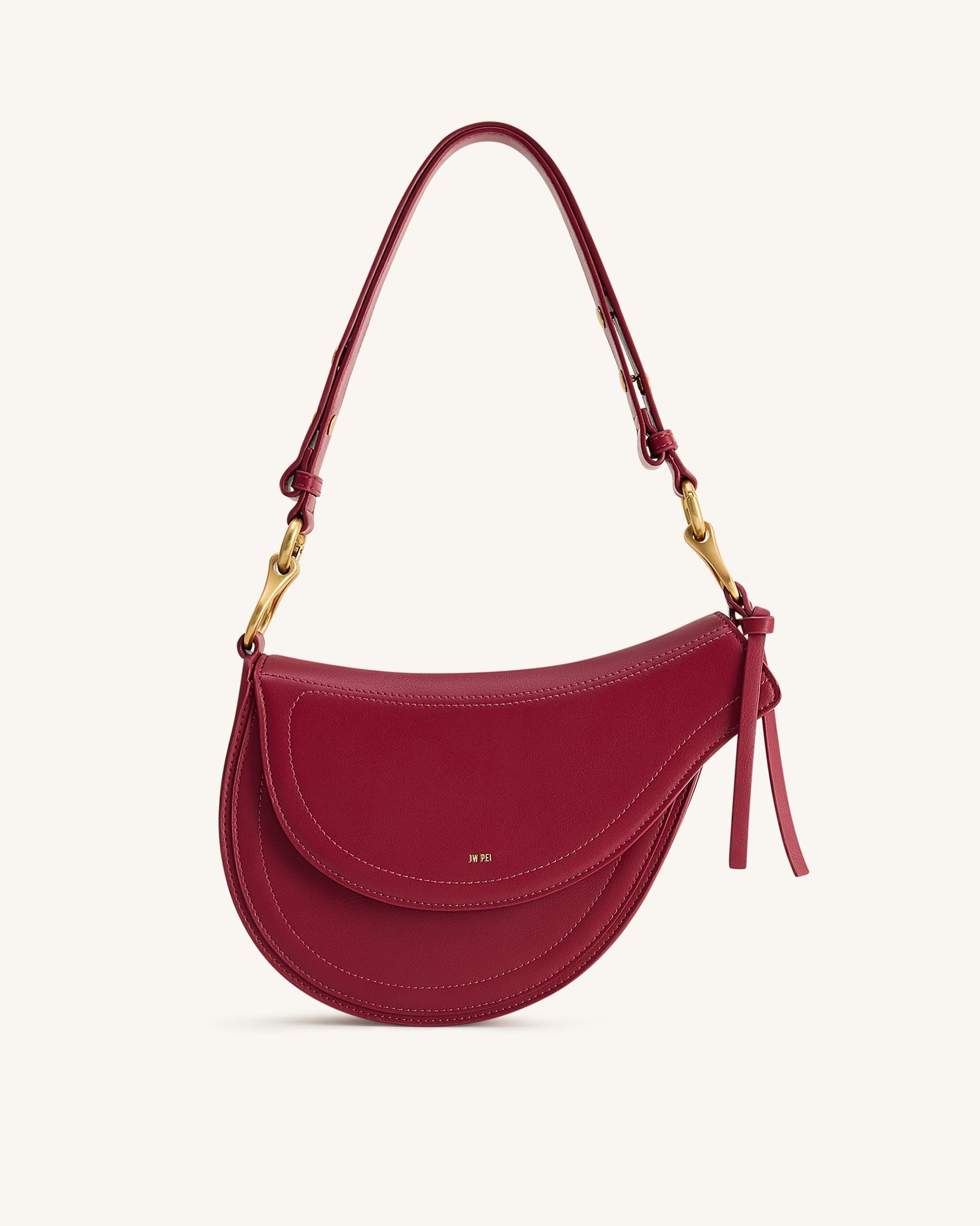 JW PEI Ashlie Crossbody Bag Burgundy