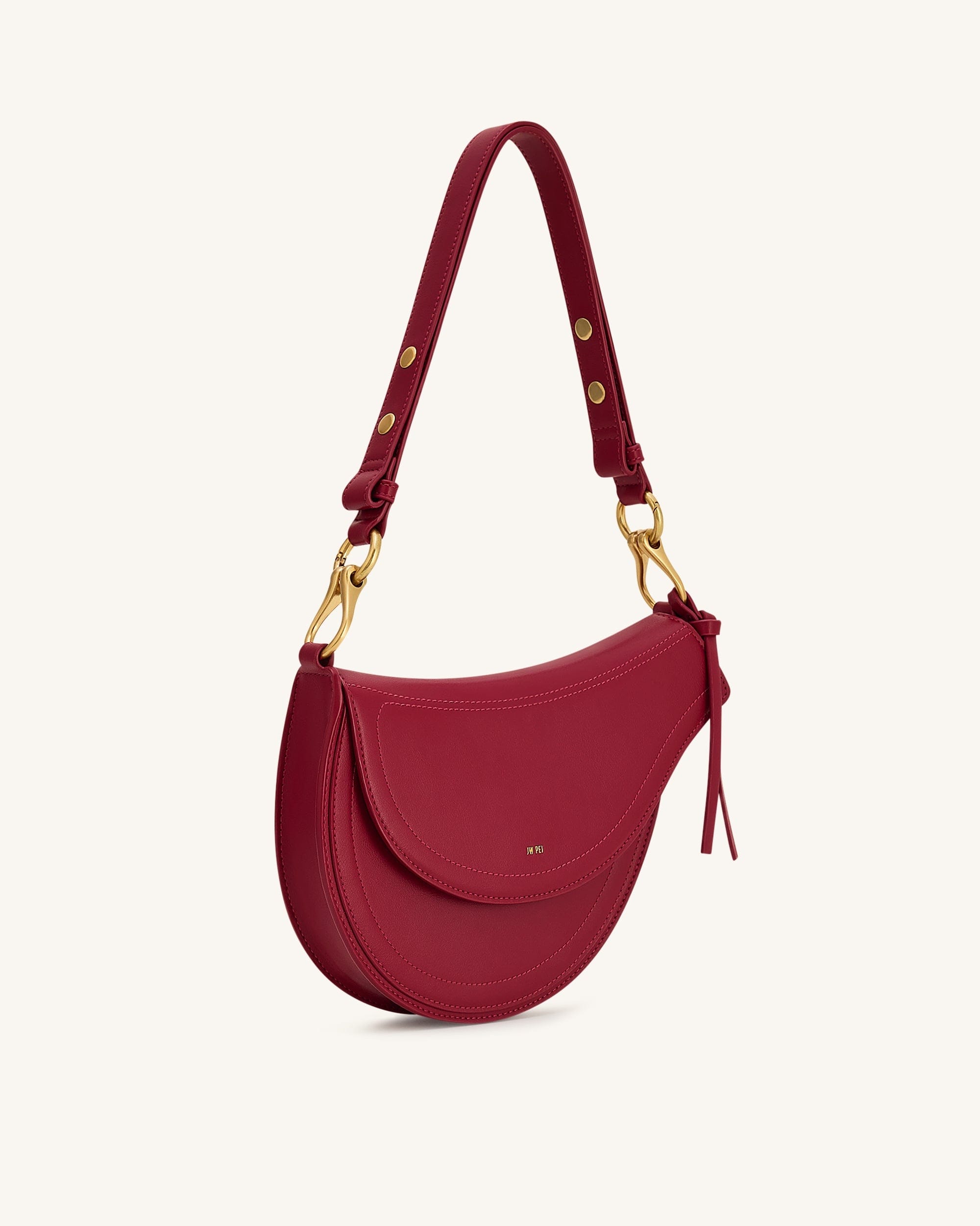 JW PEI Ashlie Crossbody Bag Burgundy