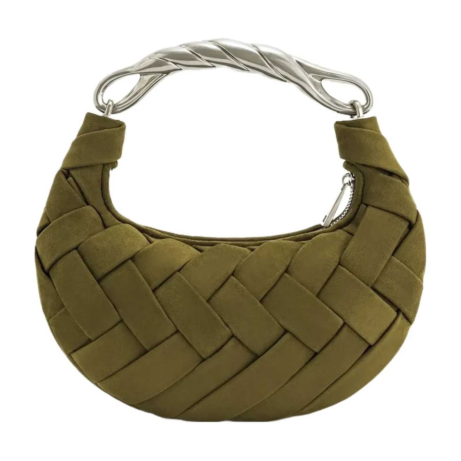 JW PEI Orla Weave Handbag Dark Olive