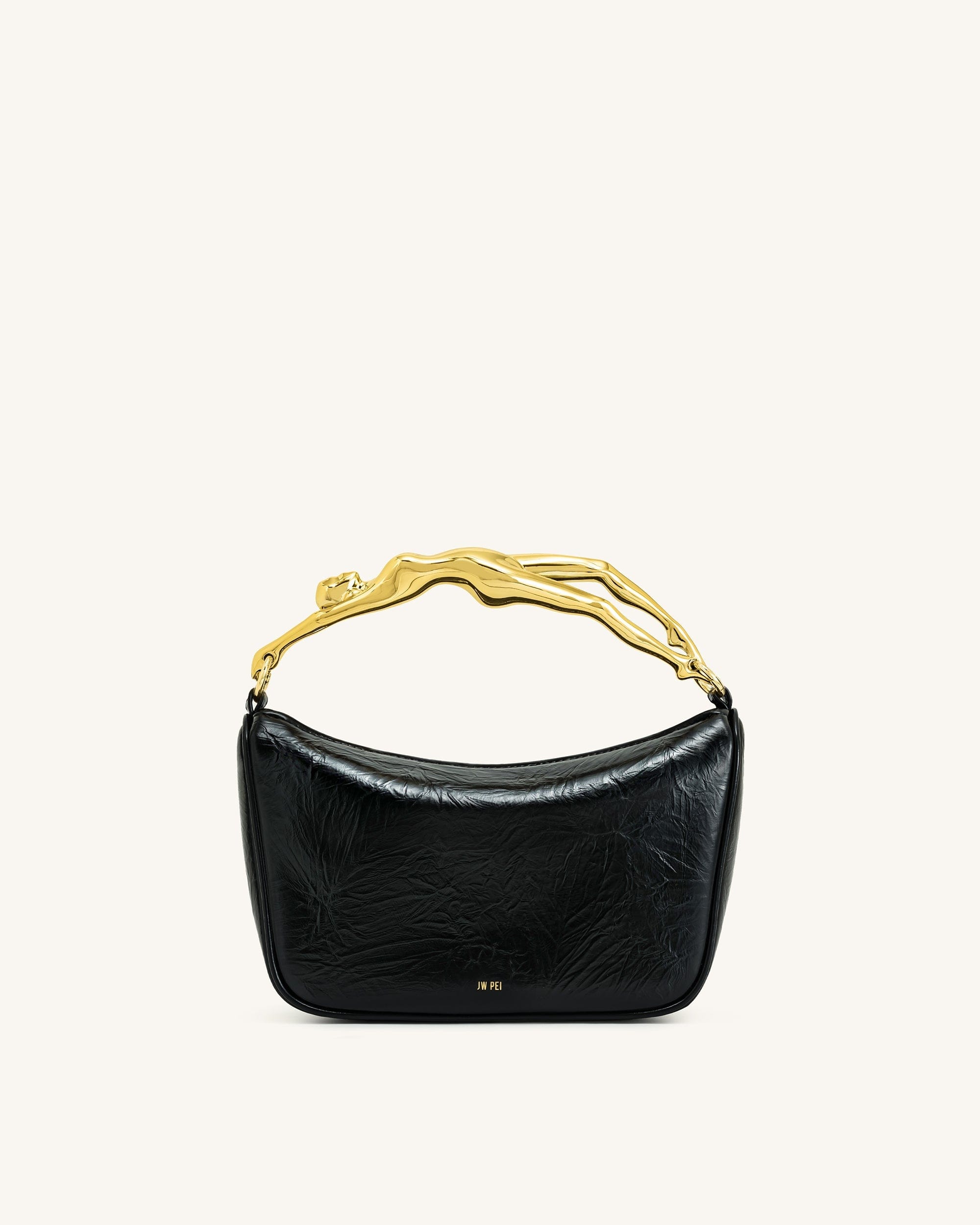 JW PEI Jenny Human shaped Handle Handbag Black