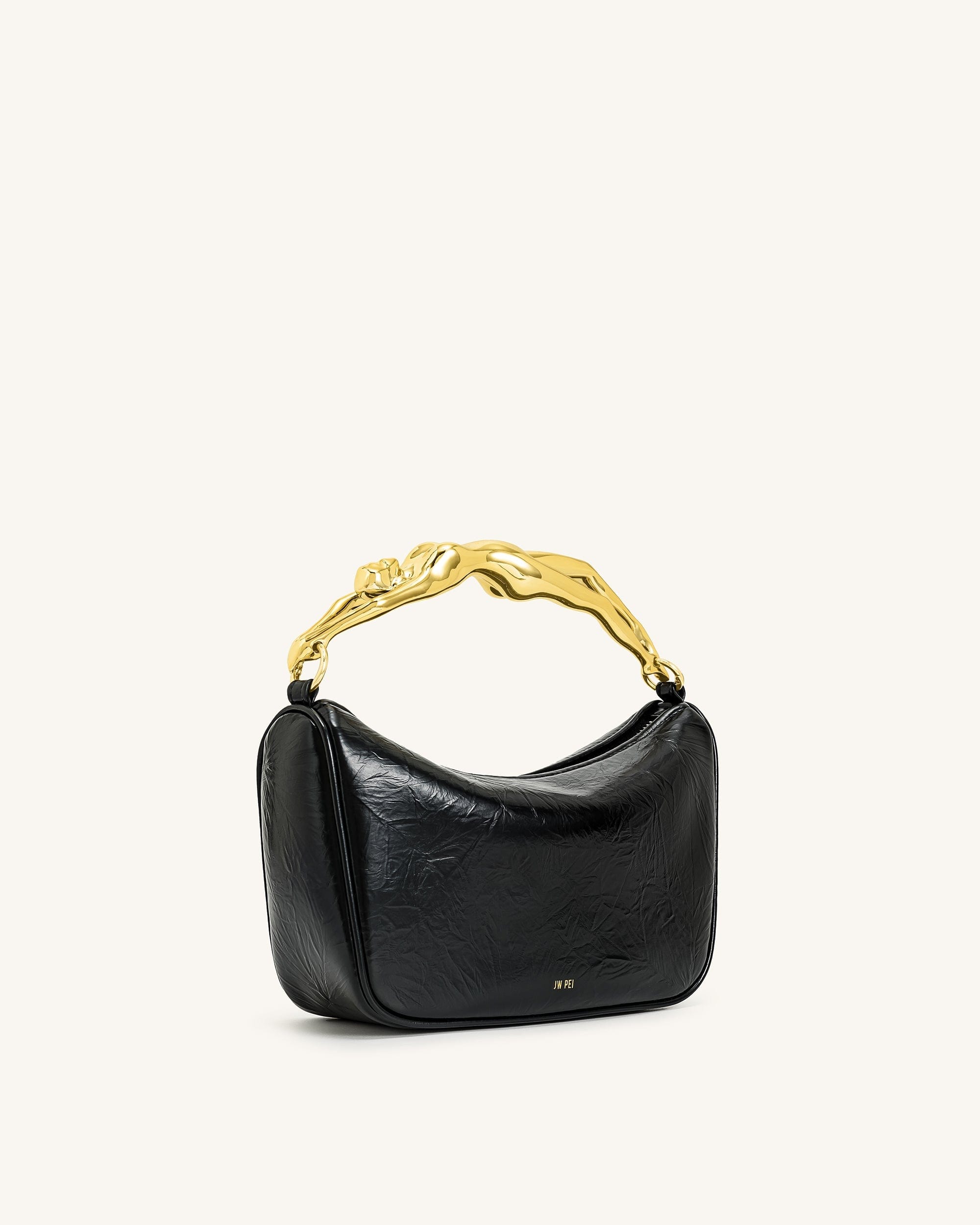 JW PEI Jenny Human shaped Handle Handbag Black