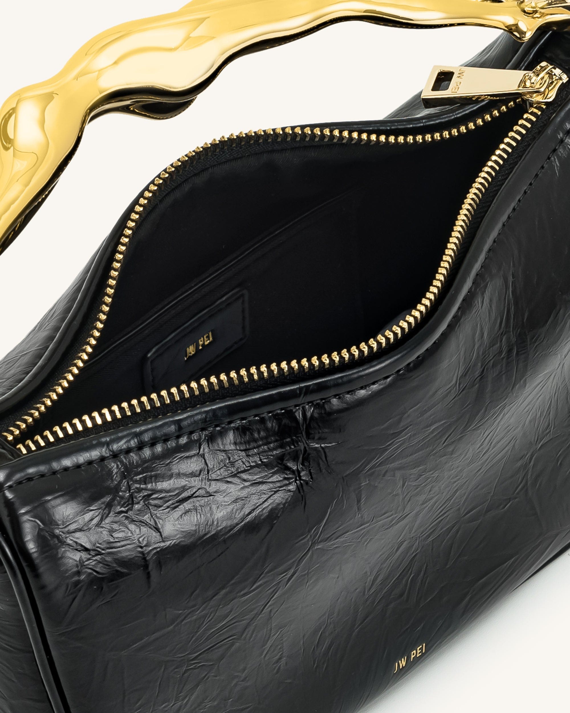 JW PEI Jenny Human shaped Handle Handbag Black