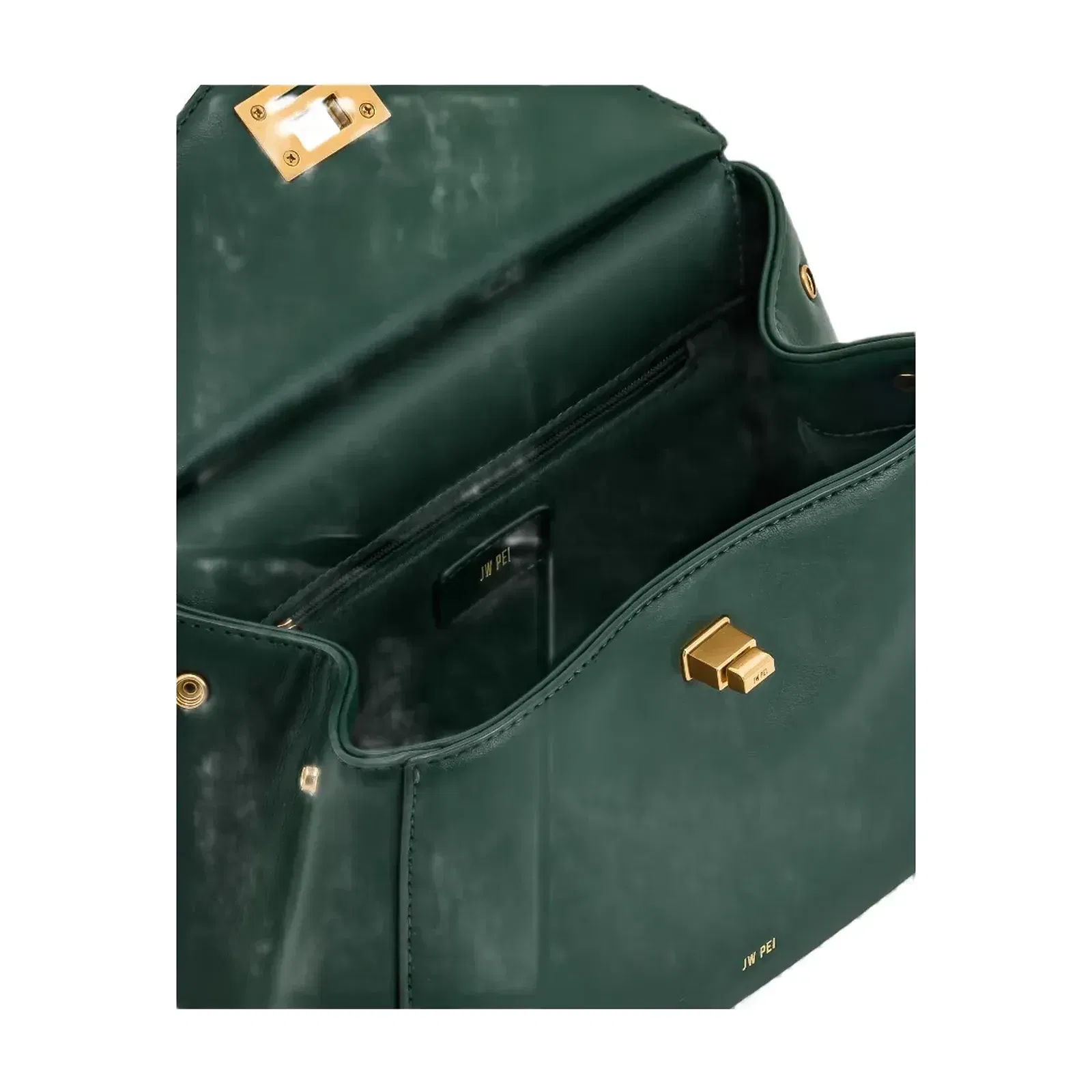 JW PEI Lucia Classic Top Handbag Dark Green