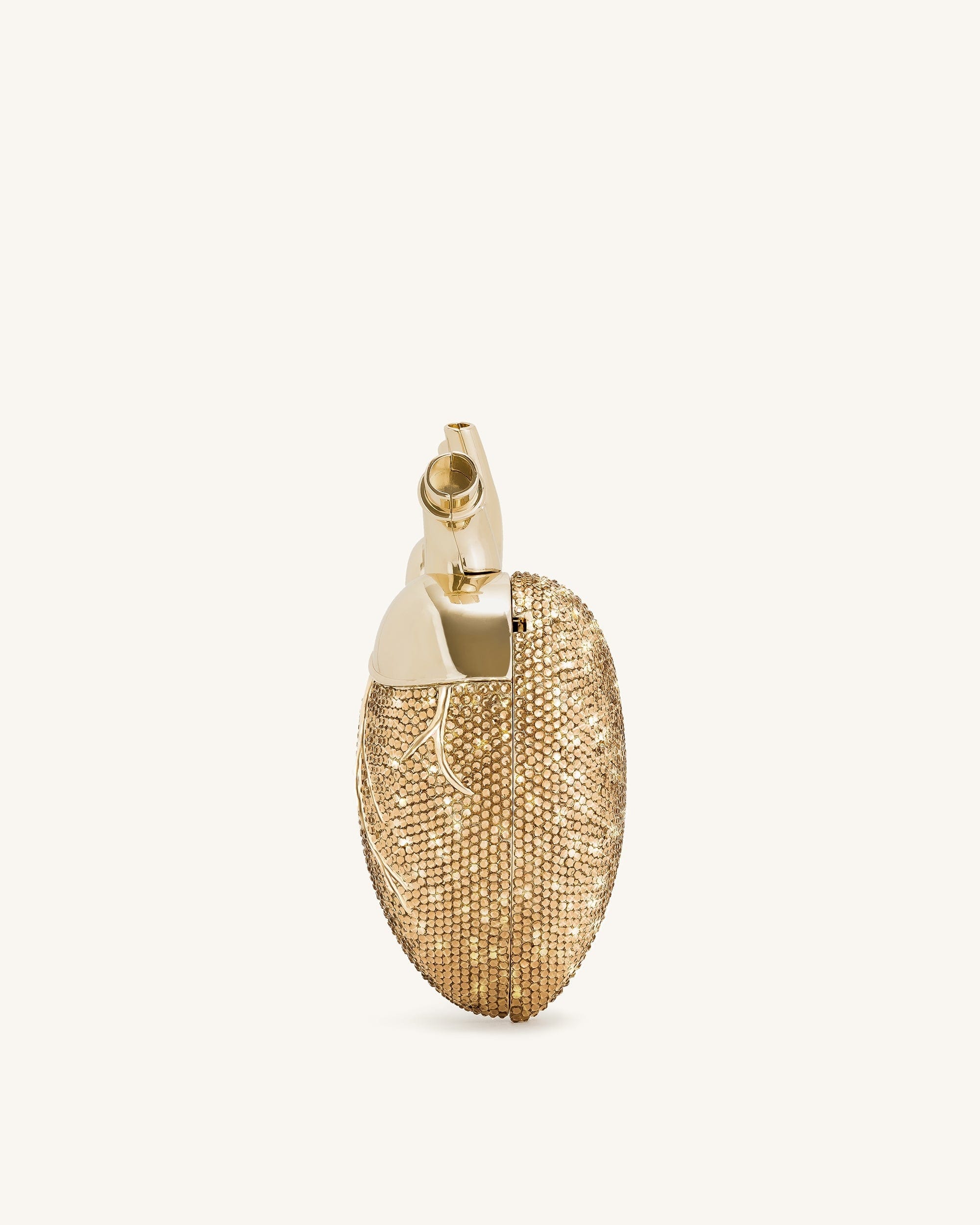 JW PEI Maren Artificial Crystal Heart Shaped Bag Gold