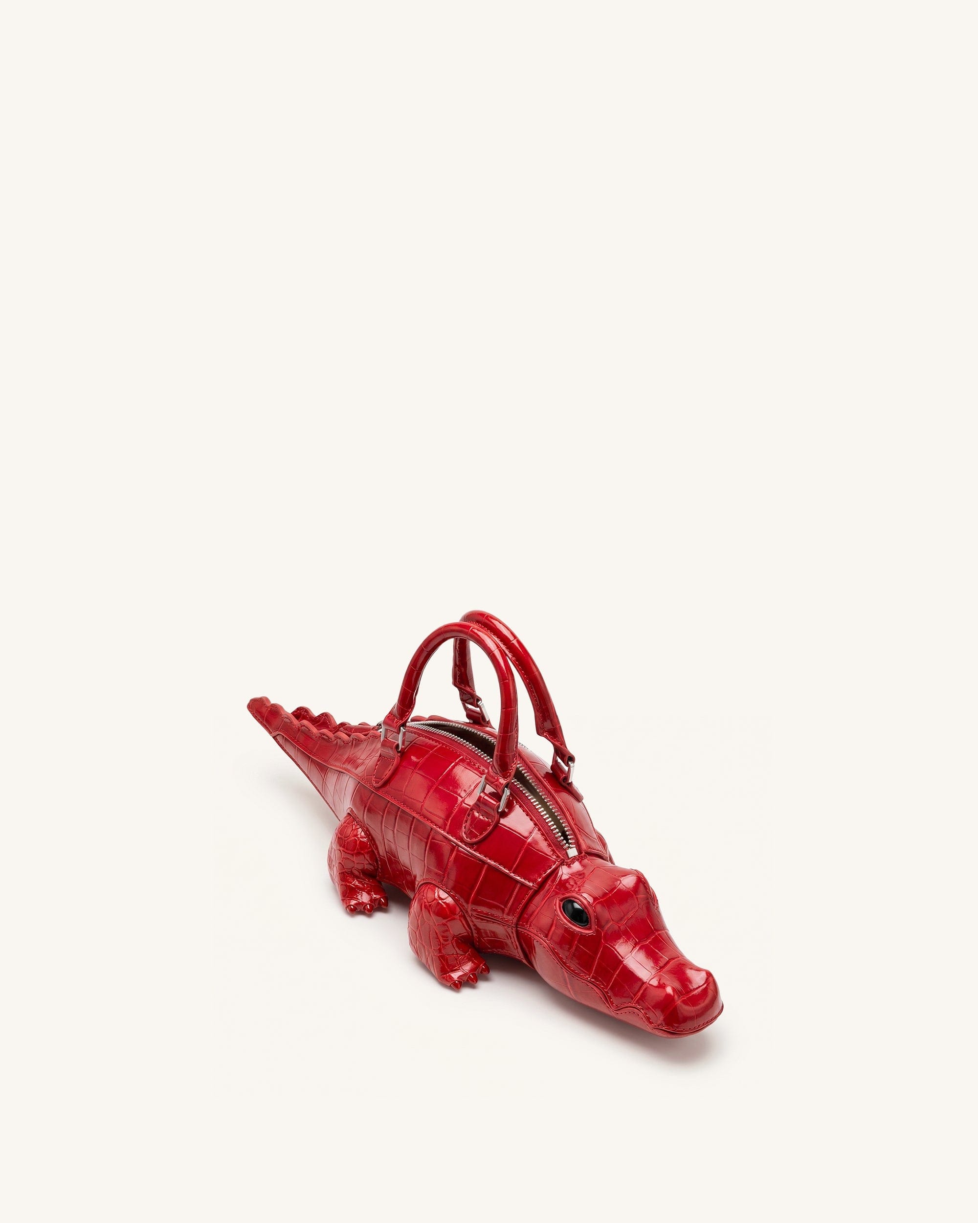 JW PEI Jayden Crocodile Novelty Handbag Red