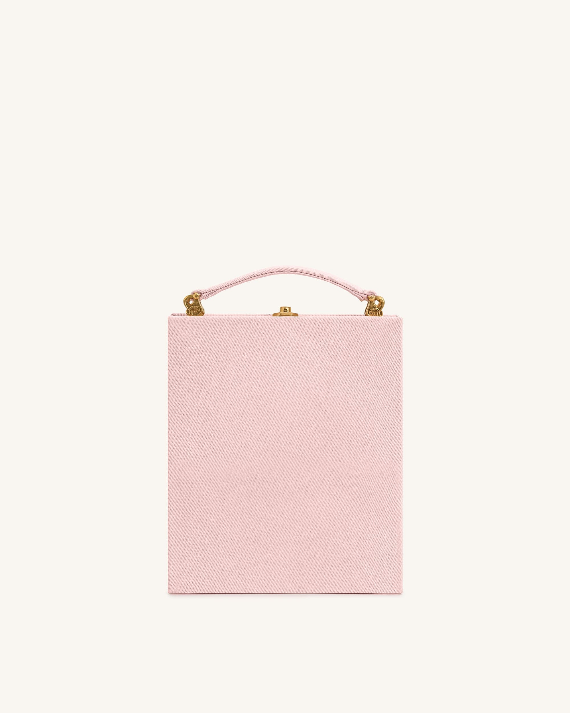 JW PEI Taya Tropical Parrot Pattern Book Shape Clutch Bag Pink