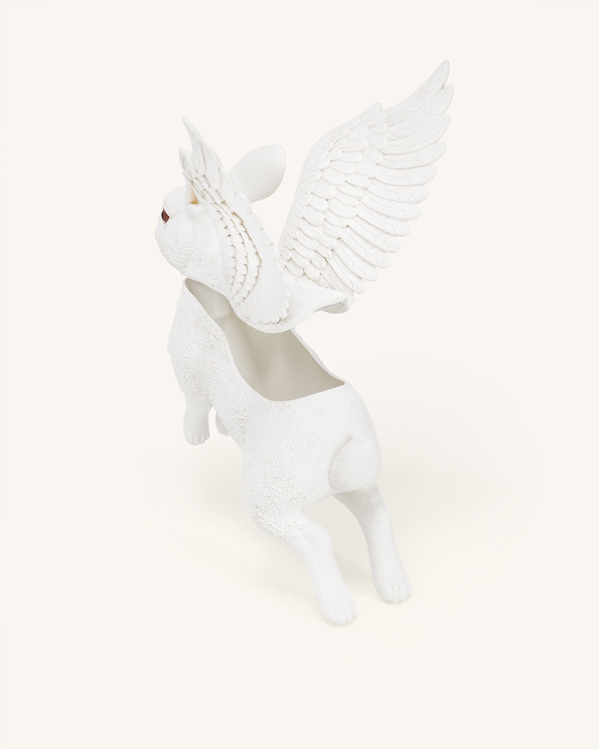 JW PEI Flying Bunny Shaped Bag White