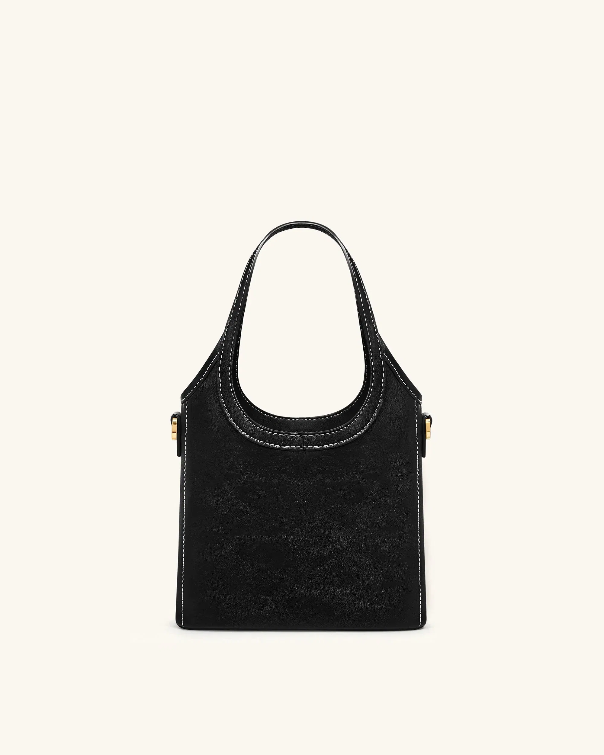 JW PEI Brooke Mini Belted Embellished Top Handle Bag Black
