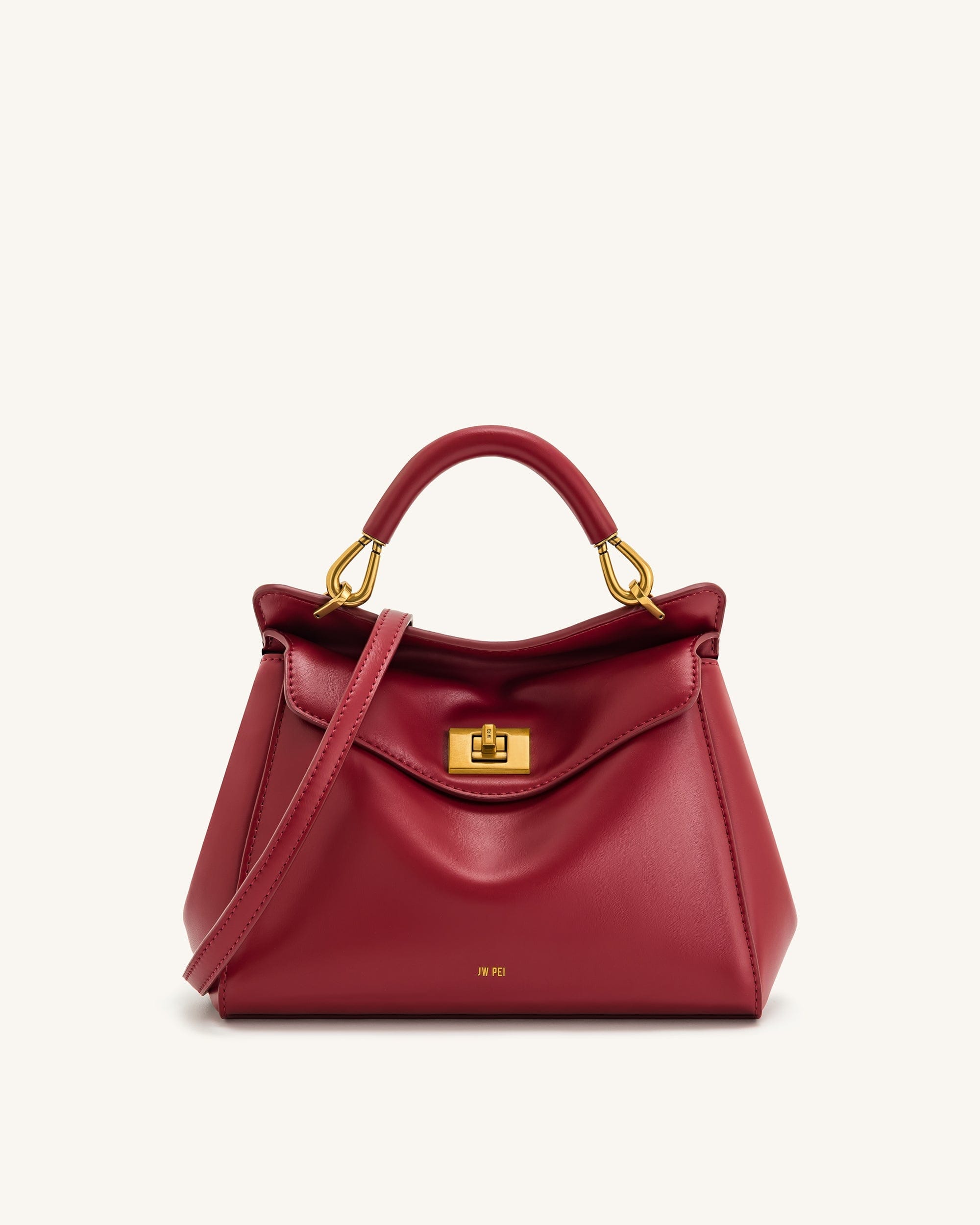 JW PEI Lucia Classic Top Handbag Claret