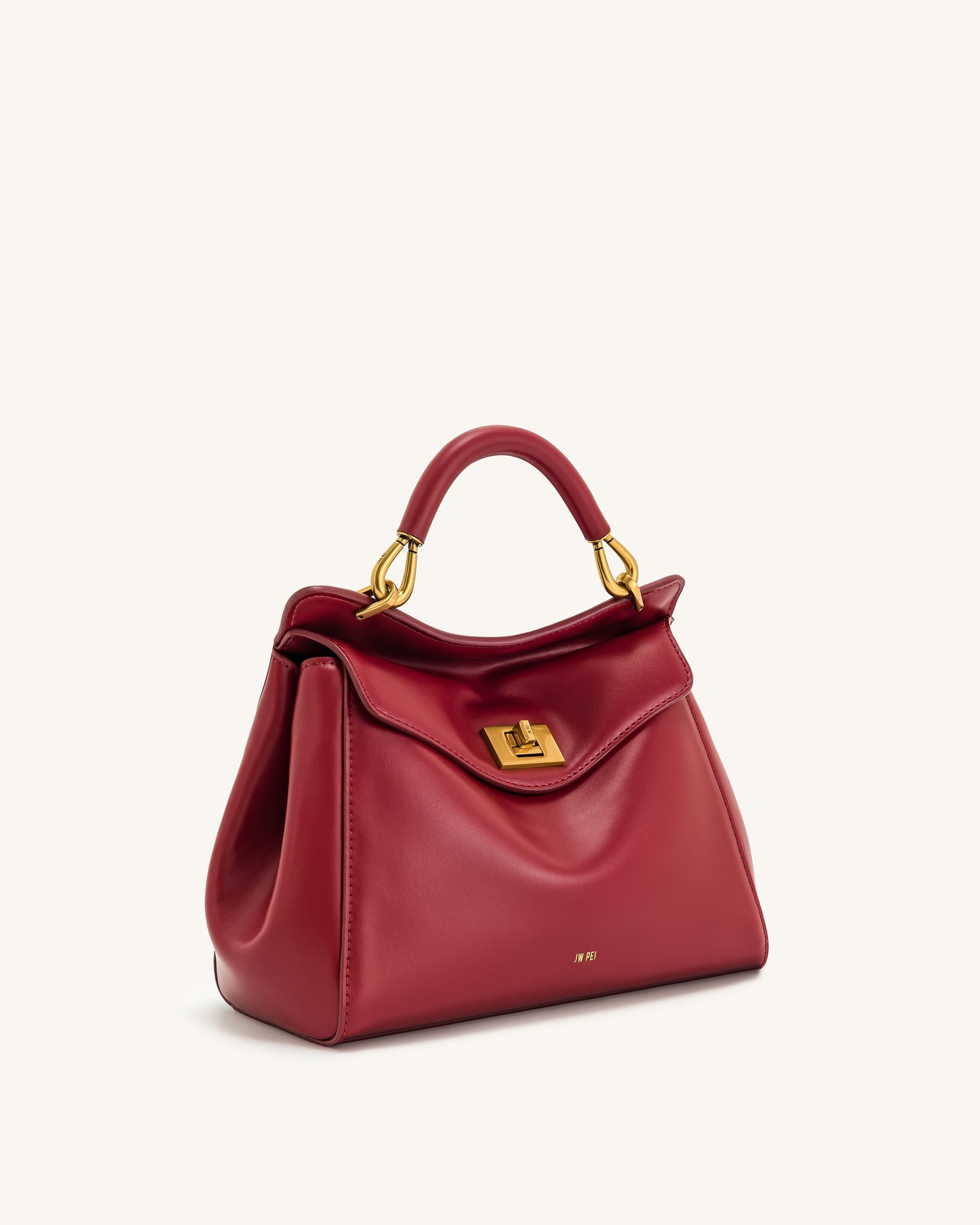 JW PEI Lucia Classic Top Handbag Claret
