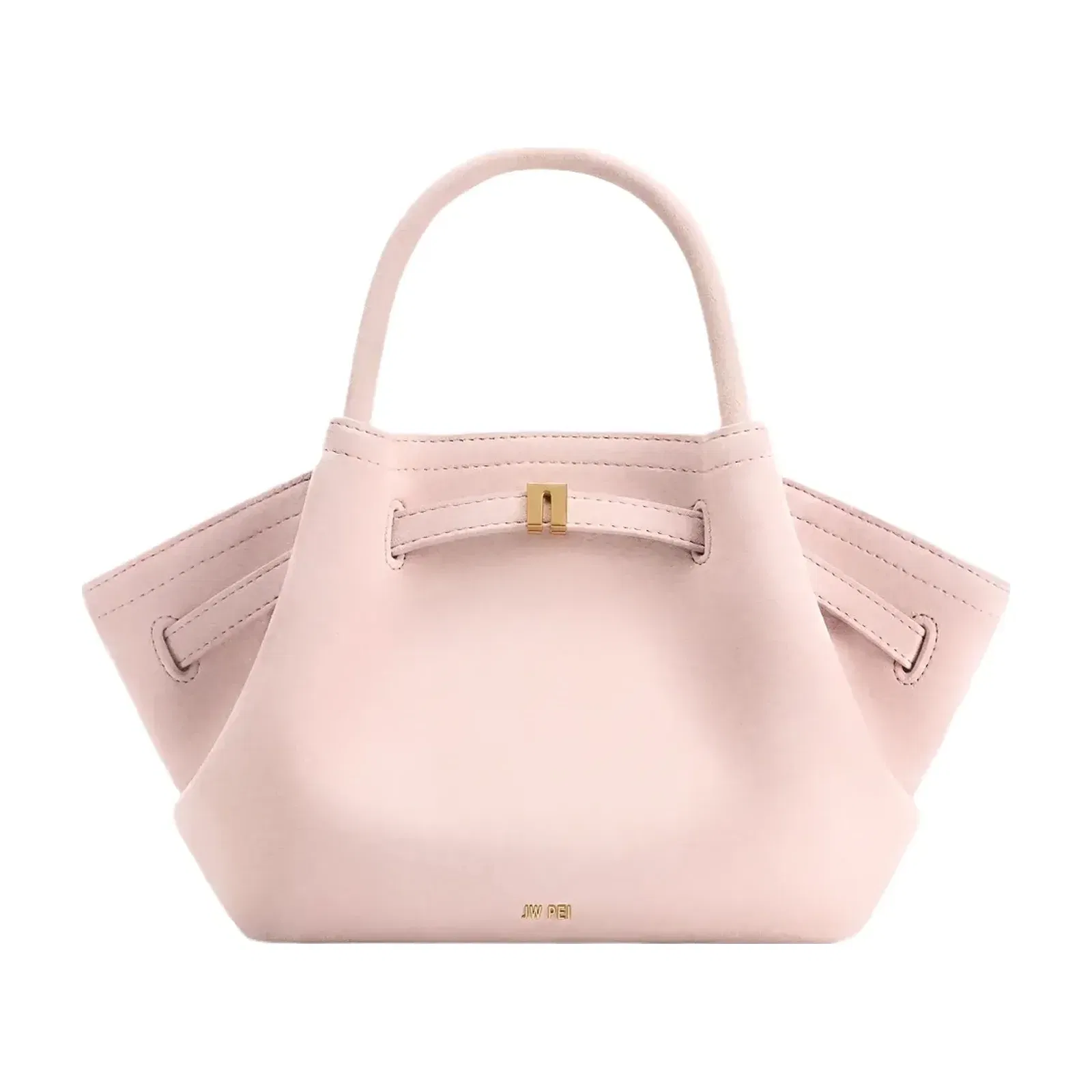 JW PEI Hana Mini Faux Suede Tote Bag Pink