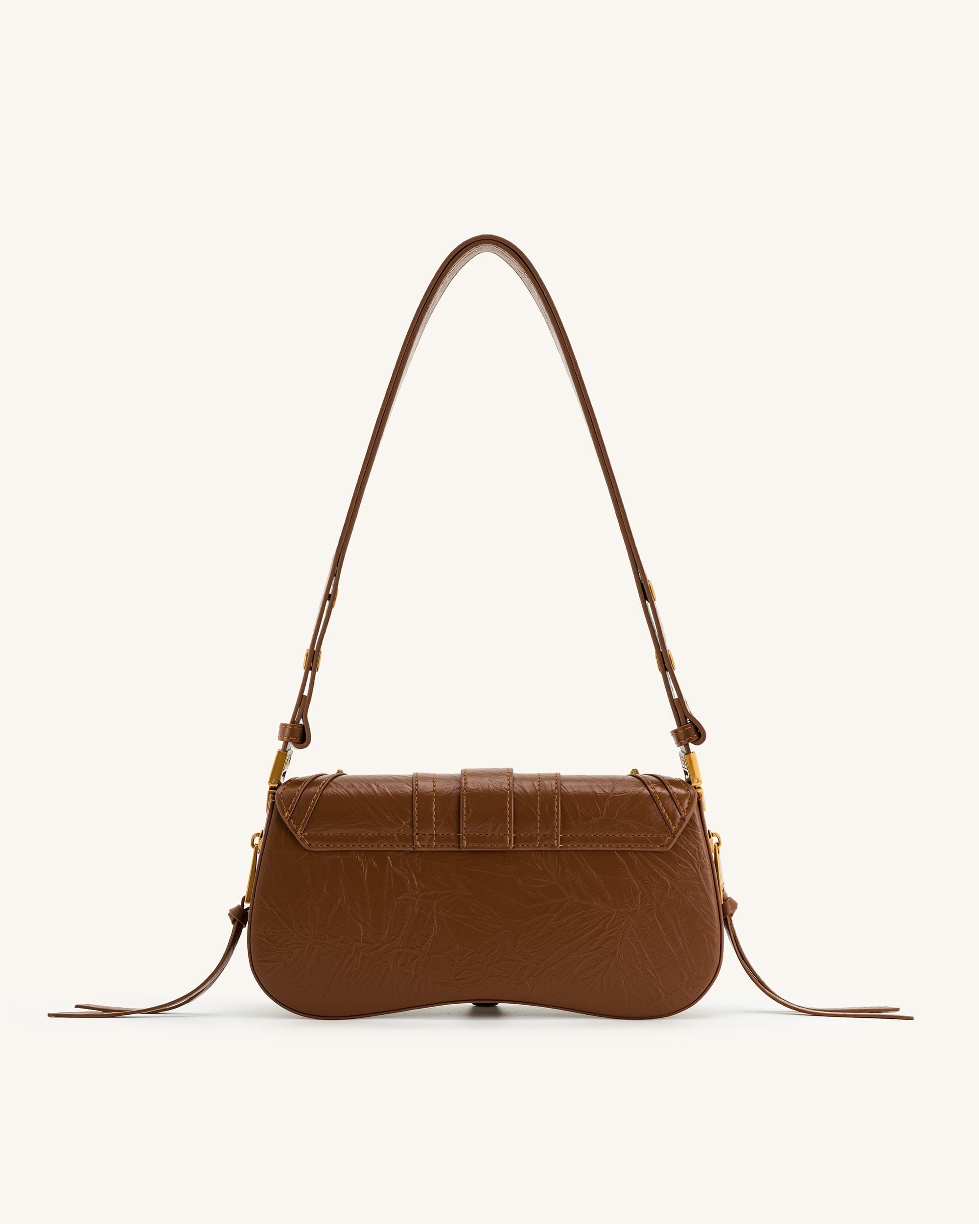 JW PEI Joy Crushed Shoulder Bag Brown