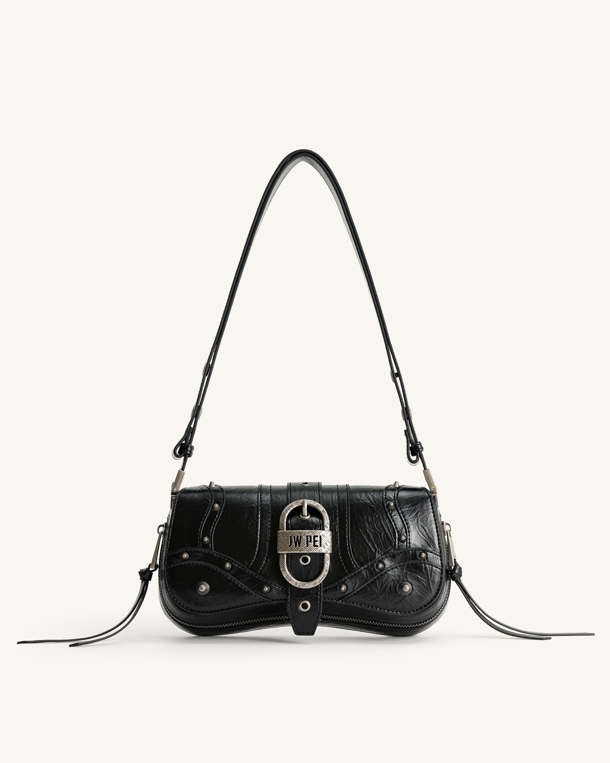 JW PEI Joy Crushed Shoulder Bag Brown