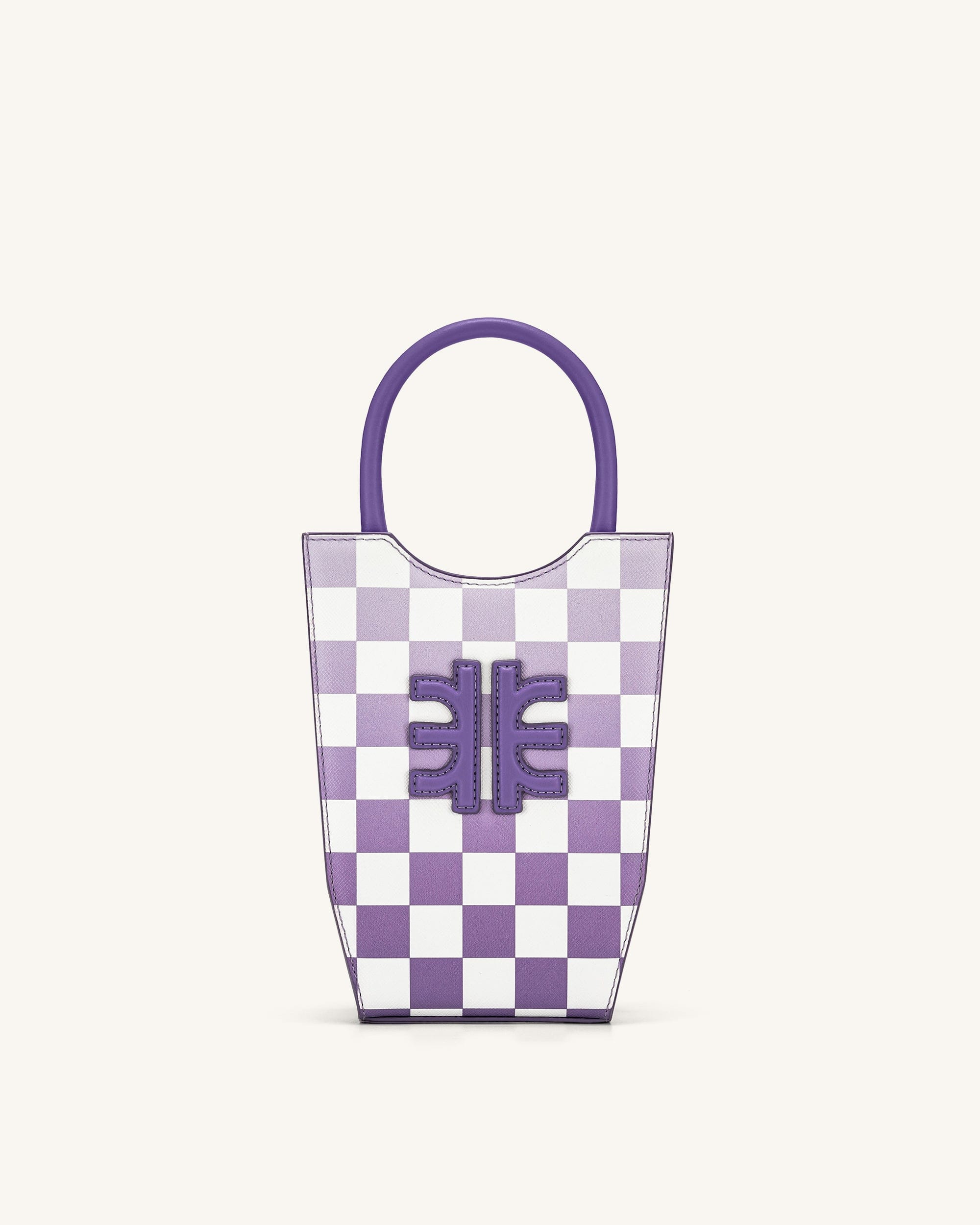 JW PEI FEI Gradient Checkerboard Phone Bag Purple