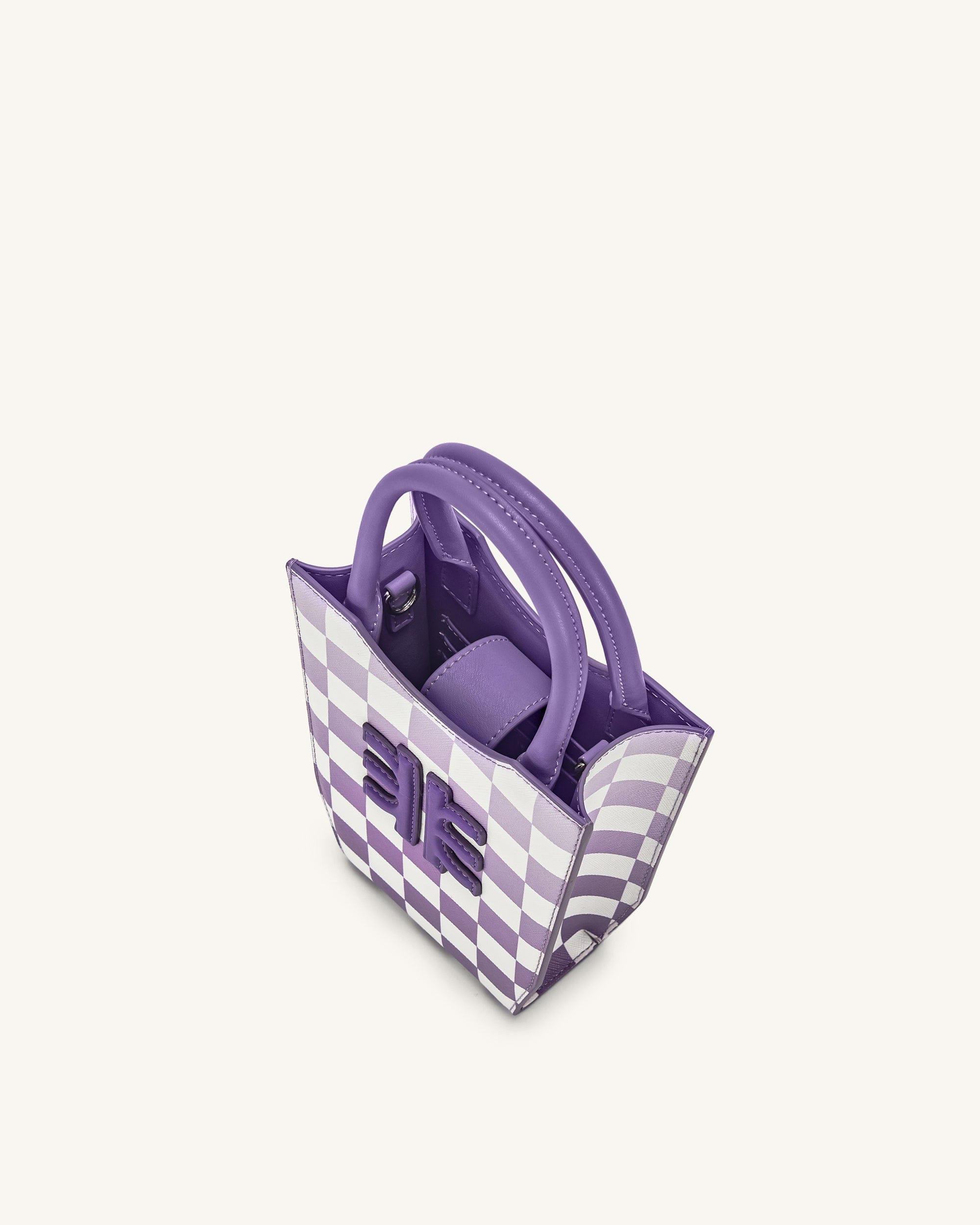 JW PEI FEI Gradient Checkerboard Phone Bag Purple