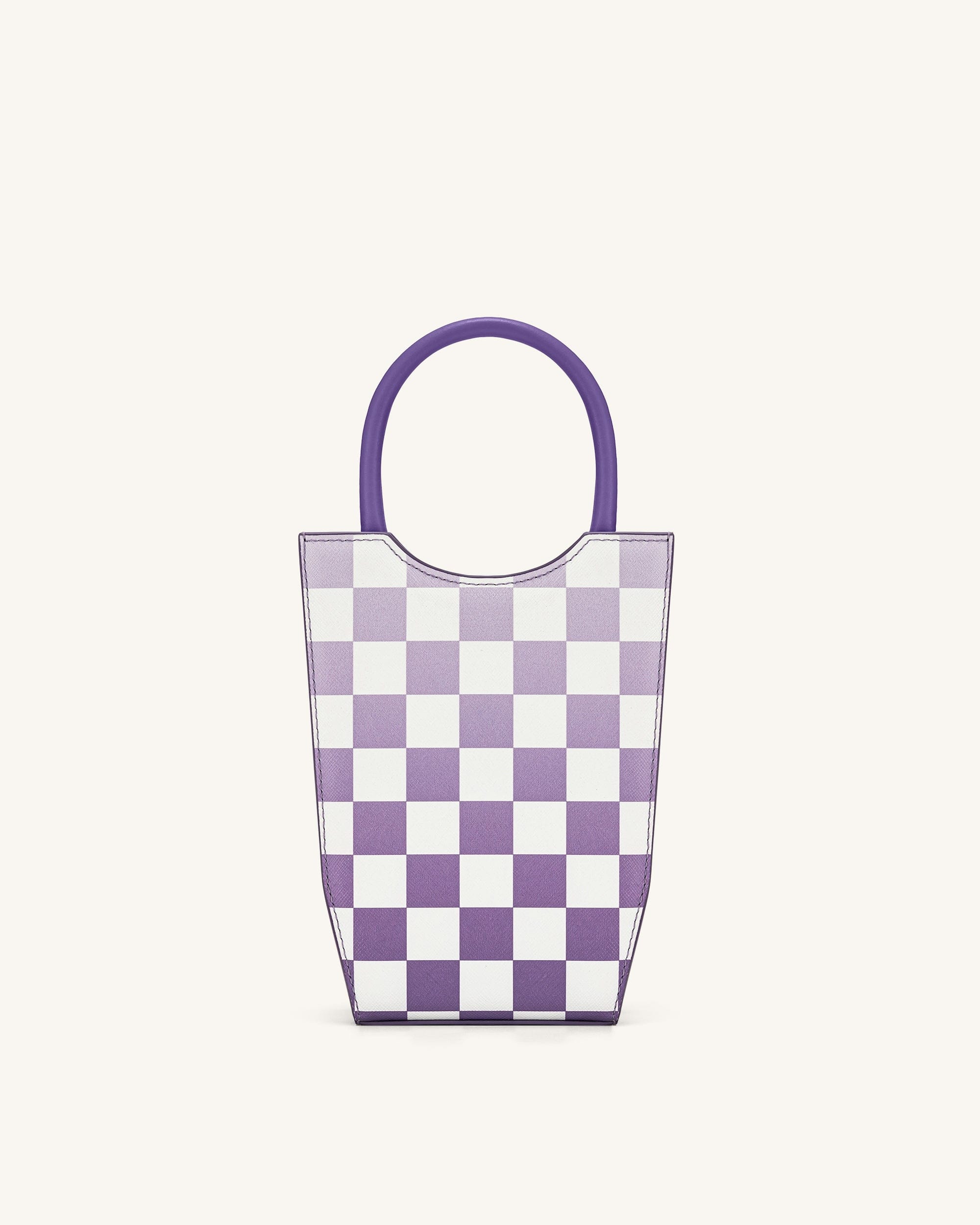 JW PEI FEI Gradient Checkerboard Phone Bag Purple