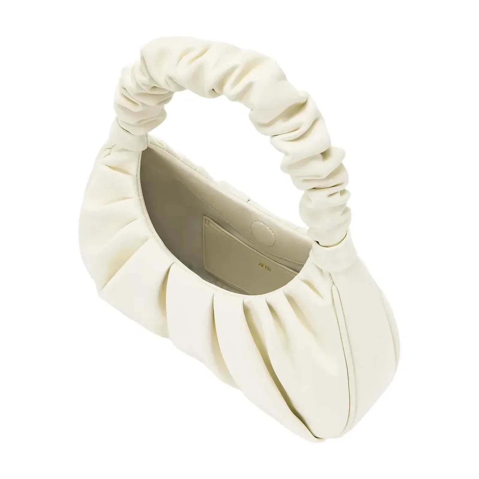 JW PEI Gabbi Ruched Hobo Handbag White