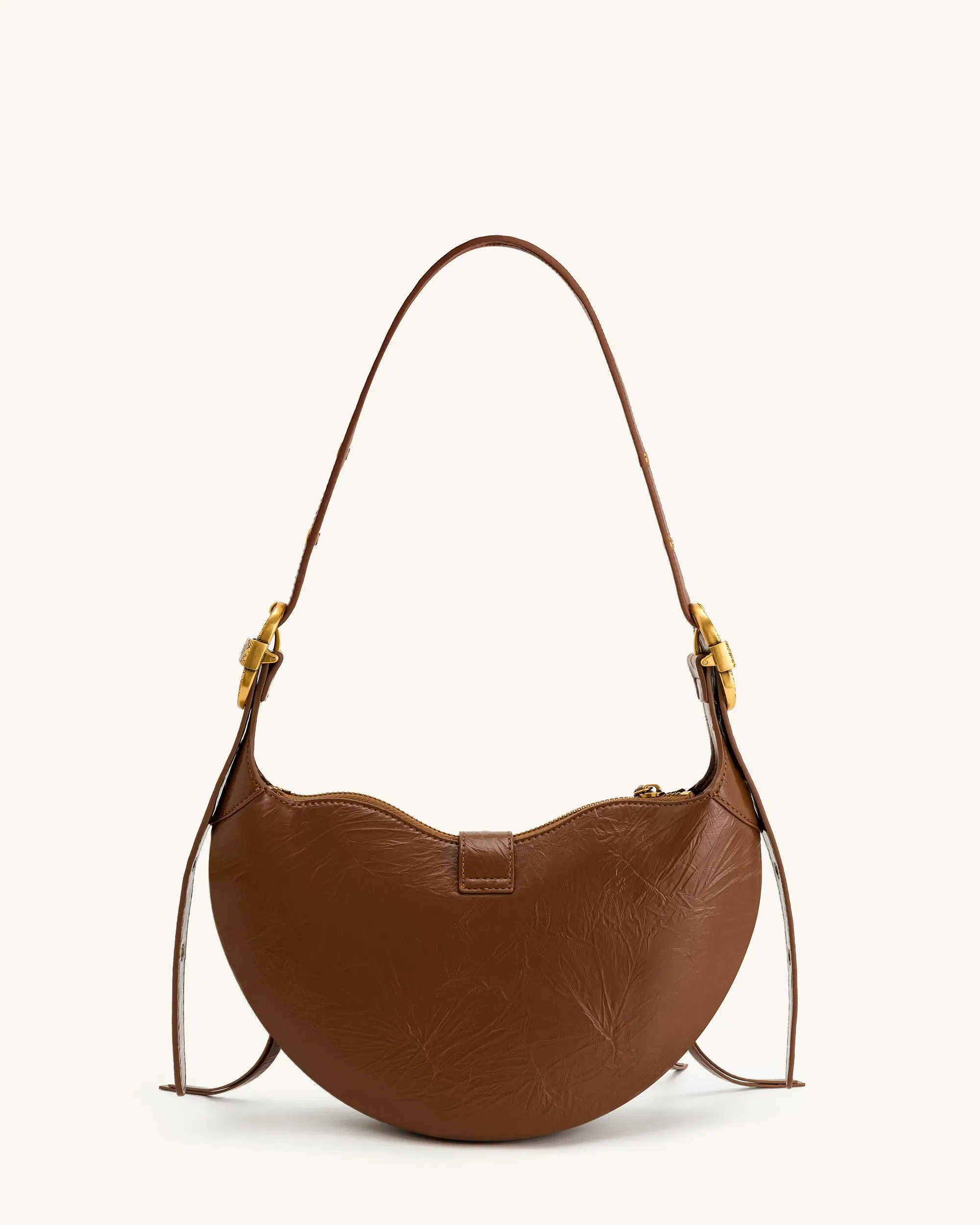 JW PEI Tessa Crushed Shoulder Bag Brown