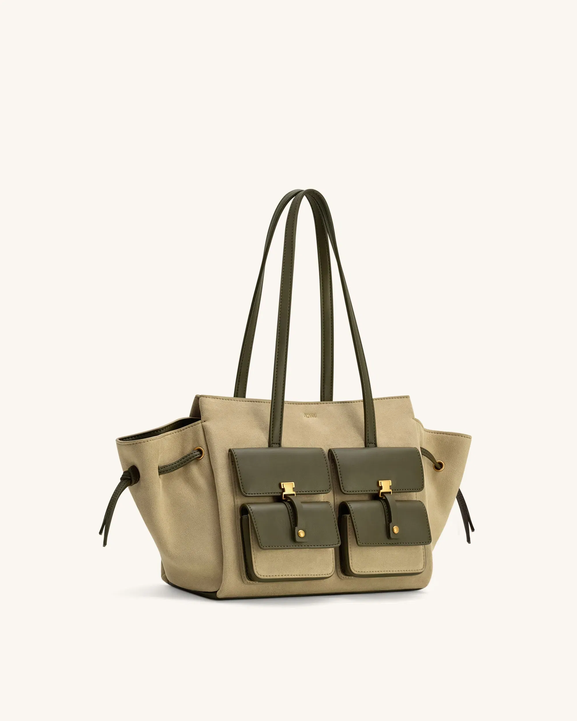 JW PEI Linda Faux Suede Tote Bag Green