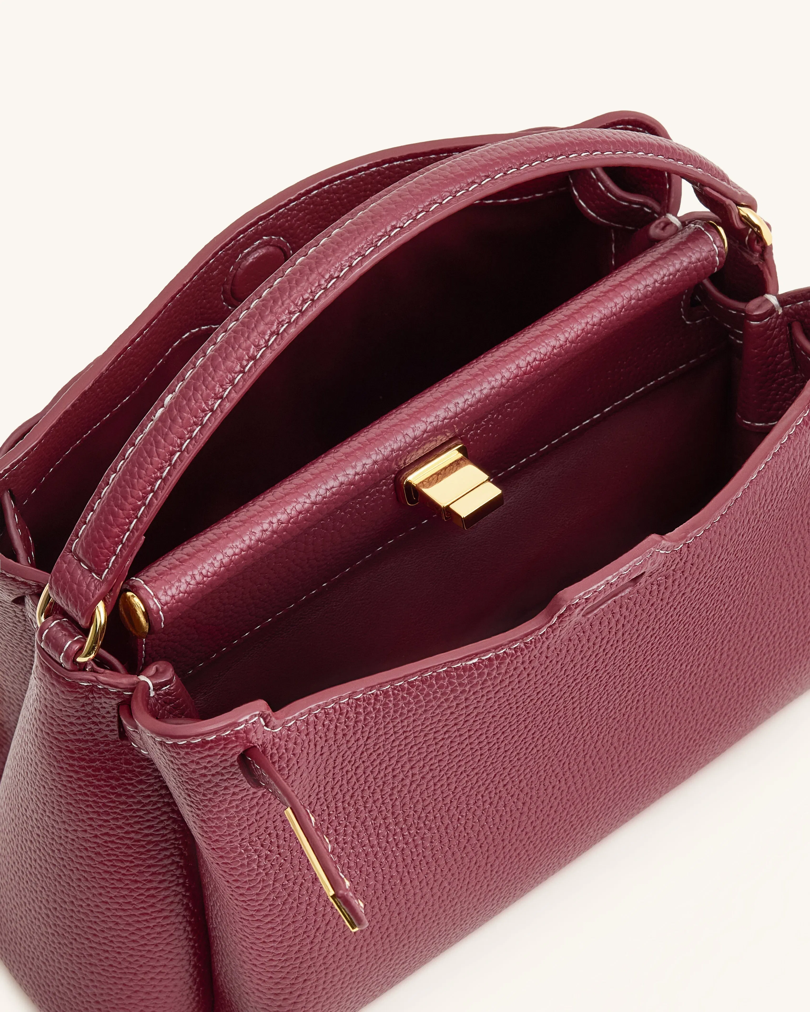 JW PEI Carmen Top Handle Bag Burgundy