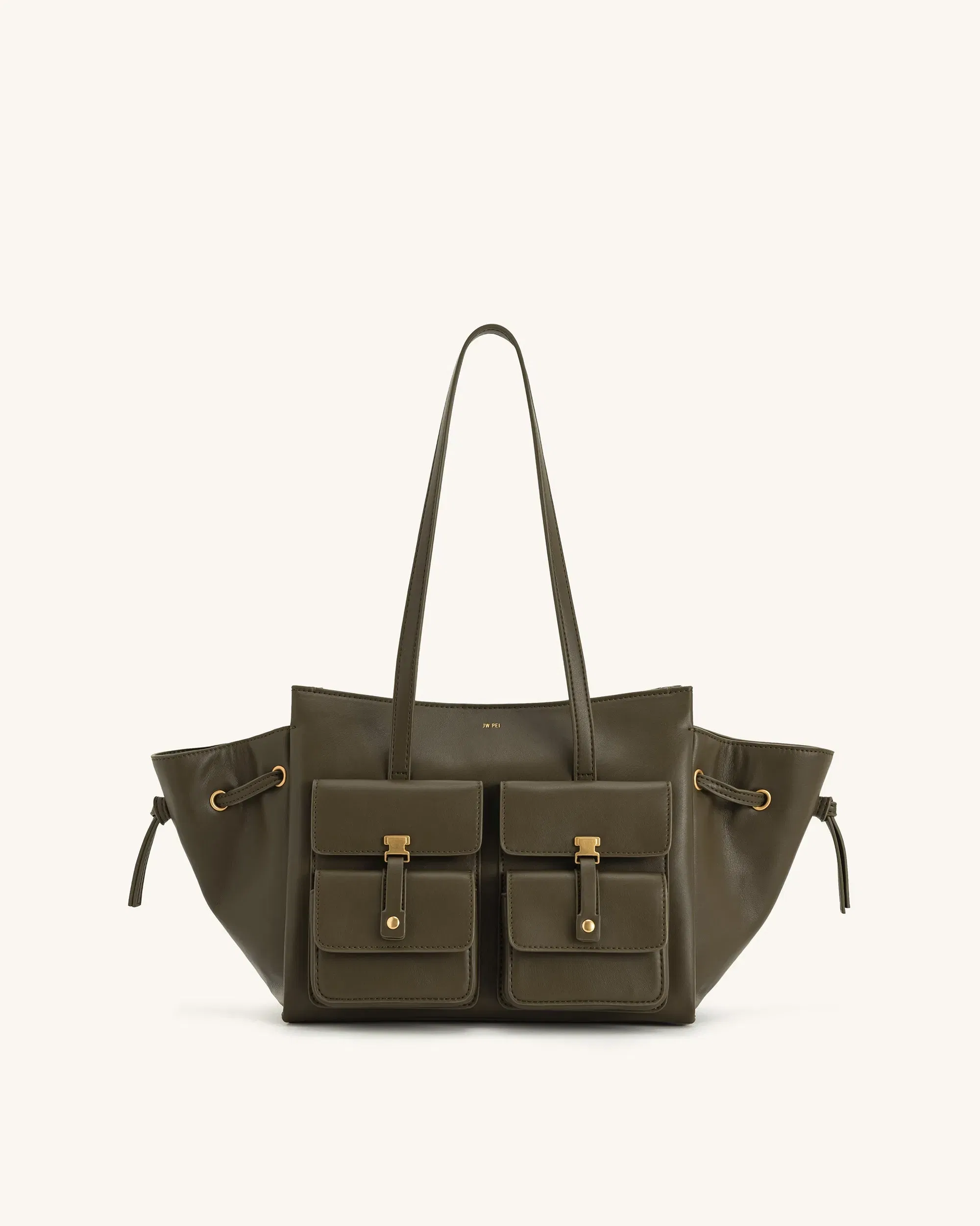 JW PEI Linda Tote Bag Dark Olive