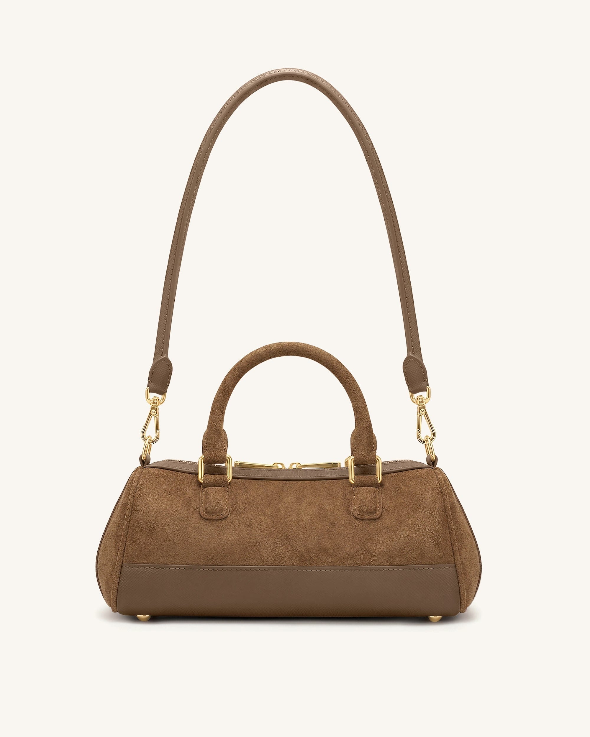 JW PEI Josie Barrel Shoulder Bag Brown