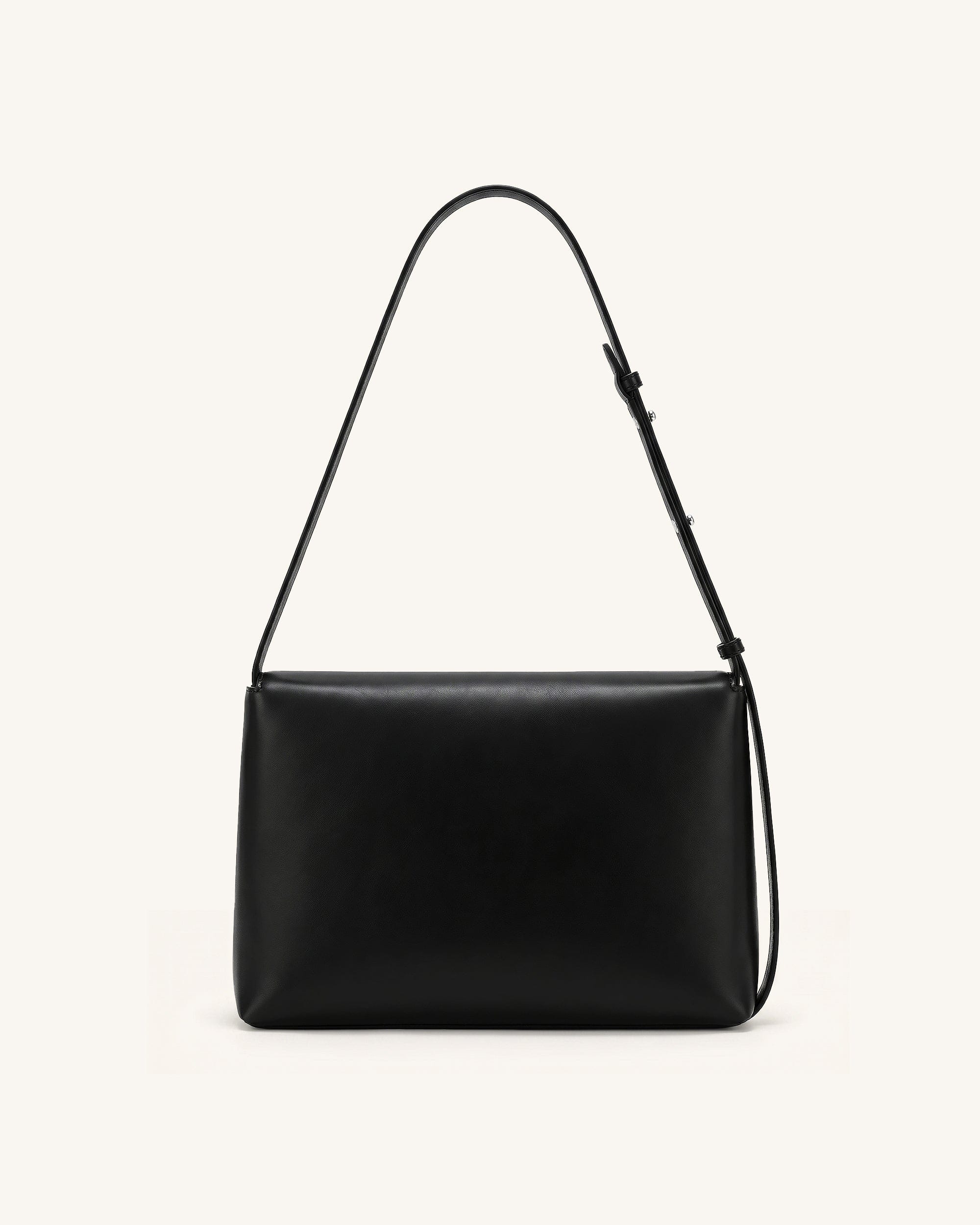 JW PEI Isolde Flap Shoulder Bag Black