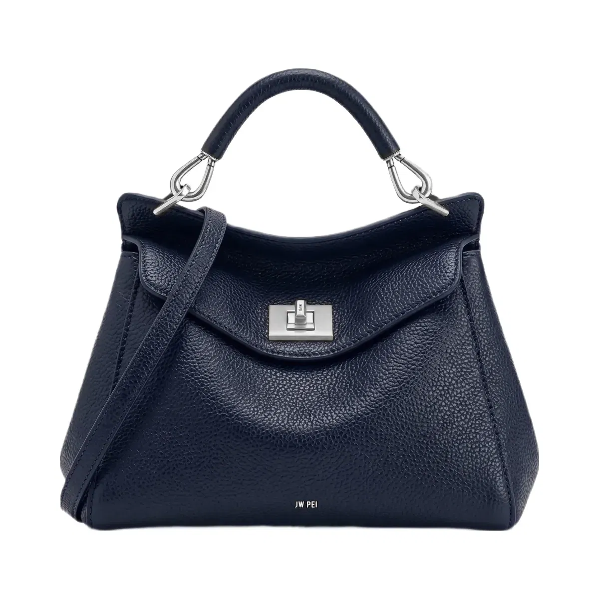 JW PEI Lucia Classic Top Handle Bag Navy Blue