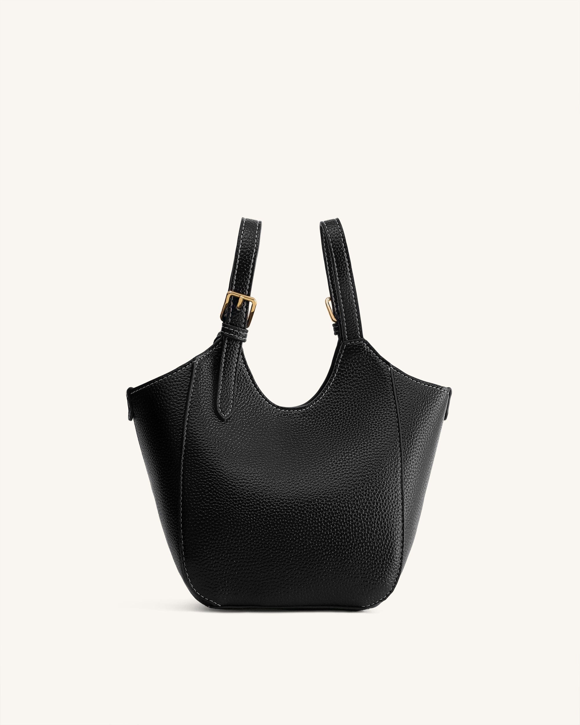 JW PEI Ines Padlock Tote Bag Black