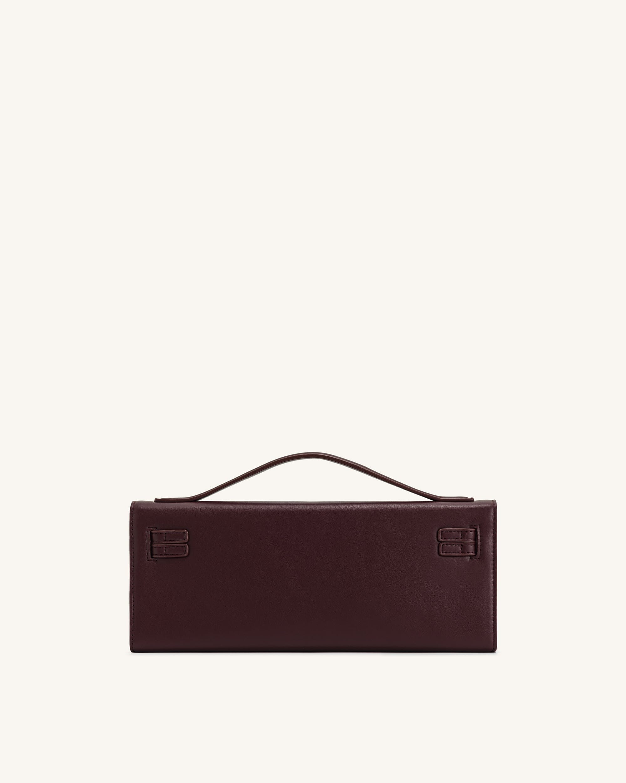 JW PEI Bria Structured Top Handle Bag Deep Burgundy