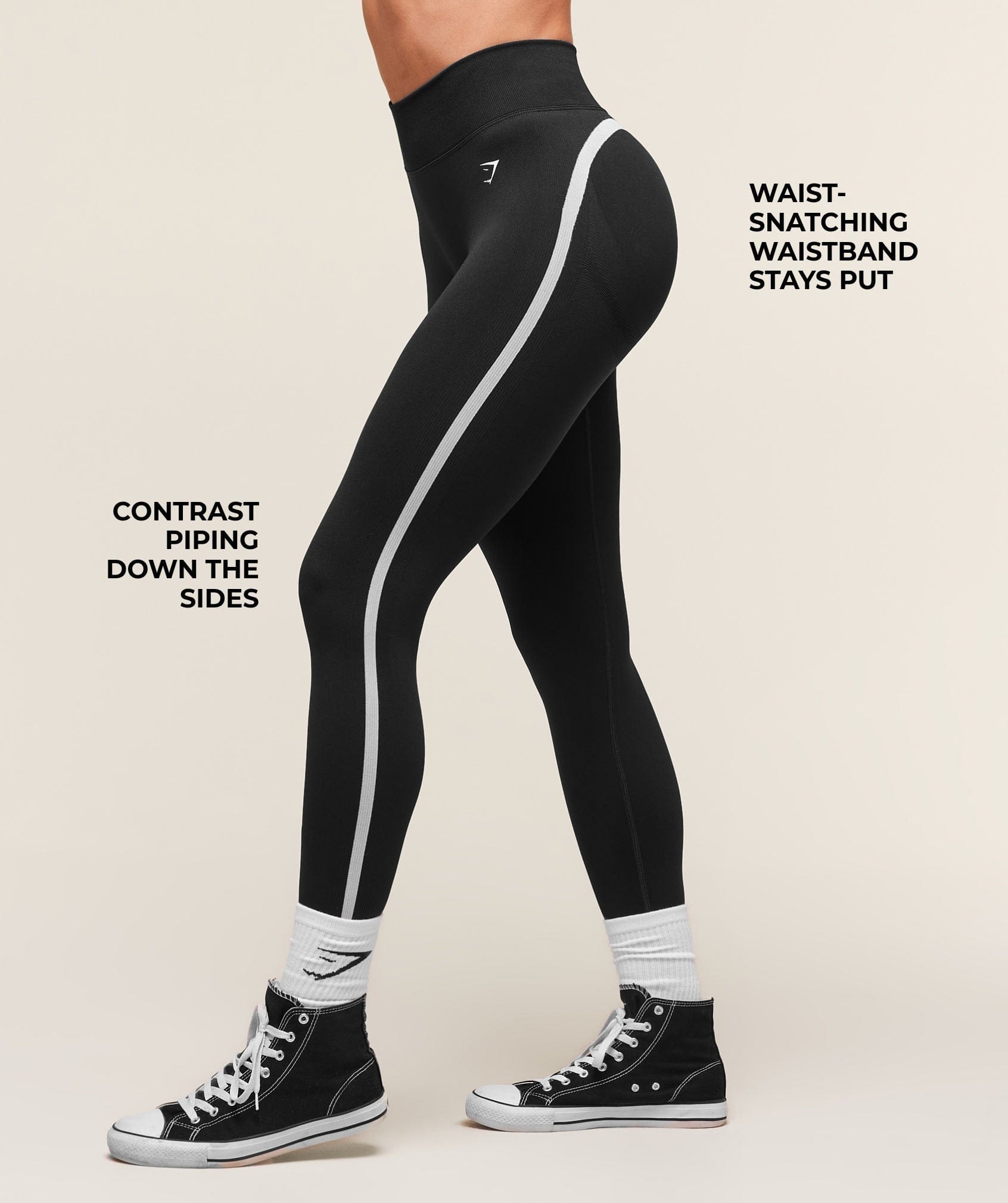 Gymshark Lift Campus Seamless Leggings - Black