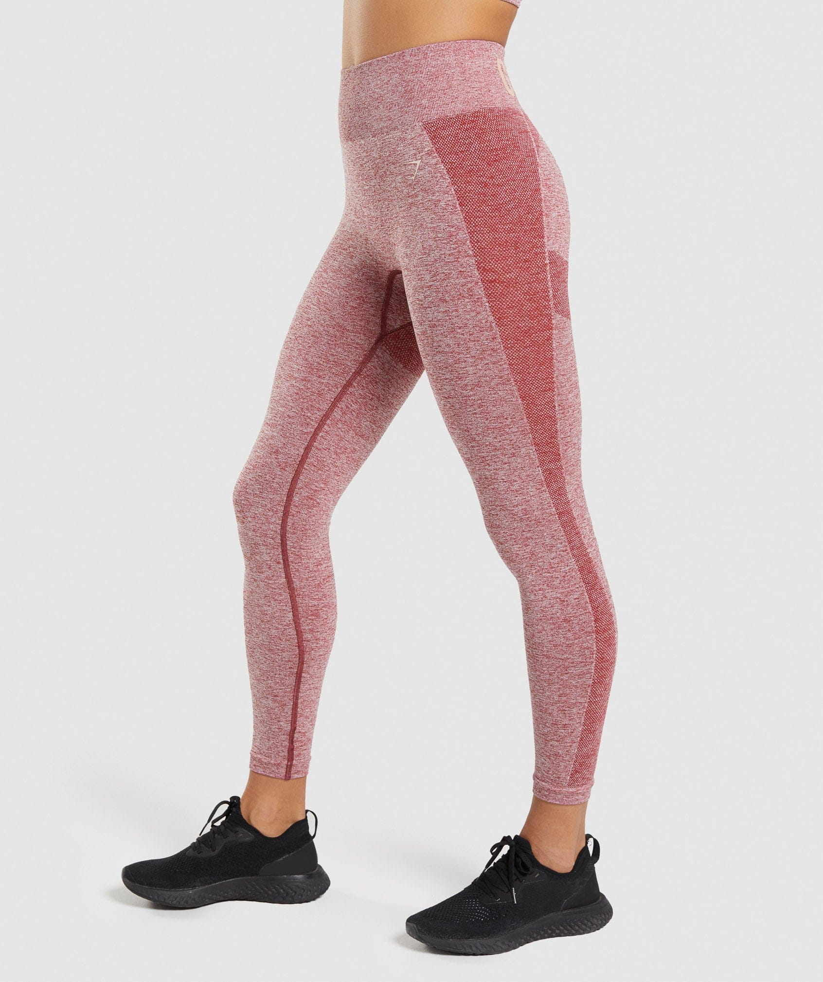 Gymshark Flex High Waisted Leggings - Burgundy Marl