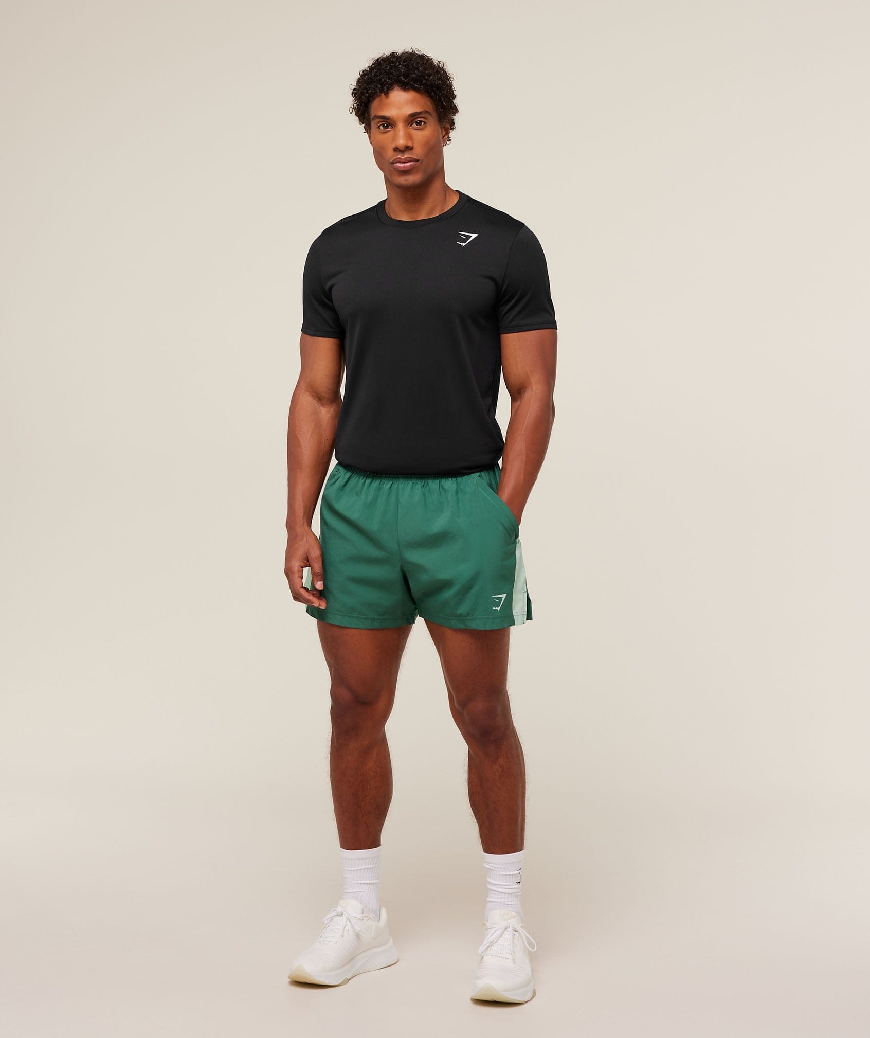 Gymshark Sport 5" Shorts - Lift Green/Clay Green