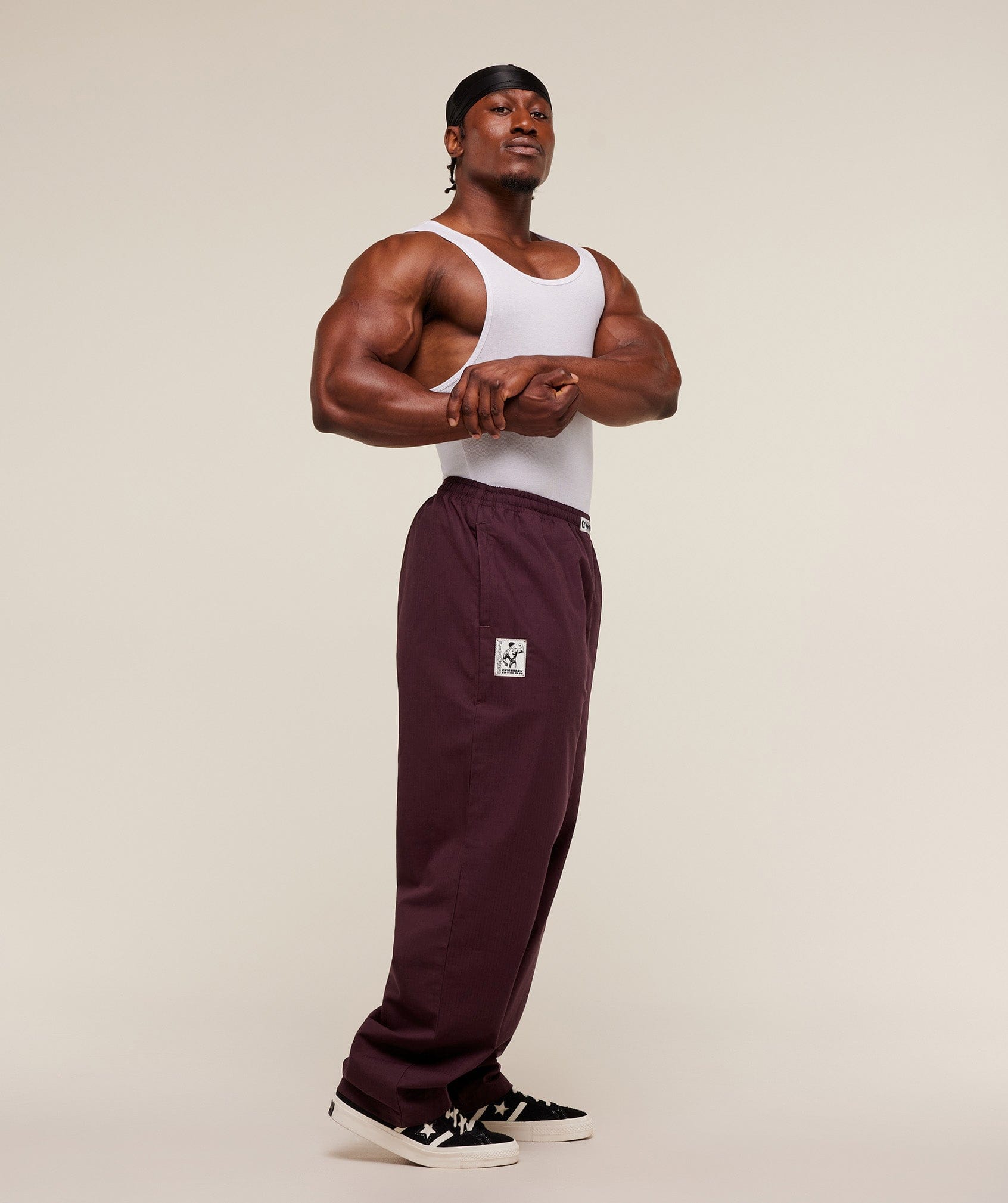 Gymshark Straight Leg Pumper Pants - Cherry Purple
