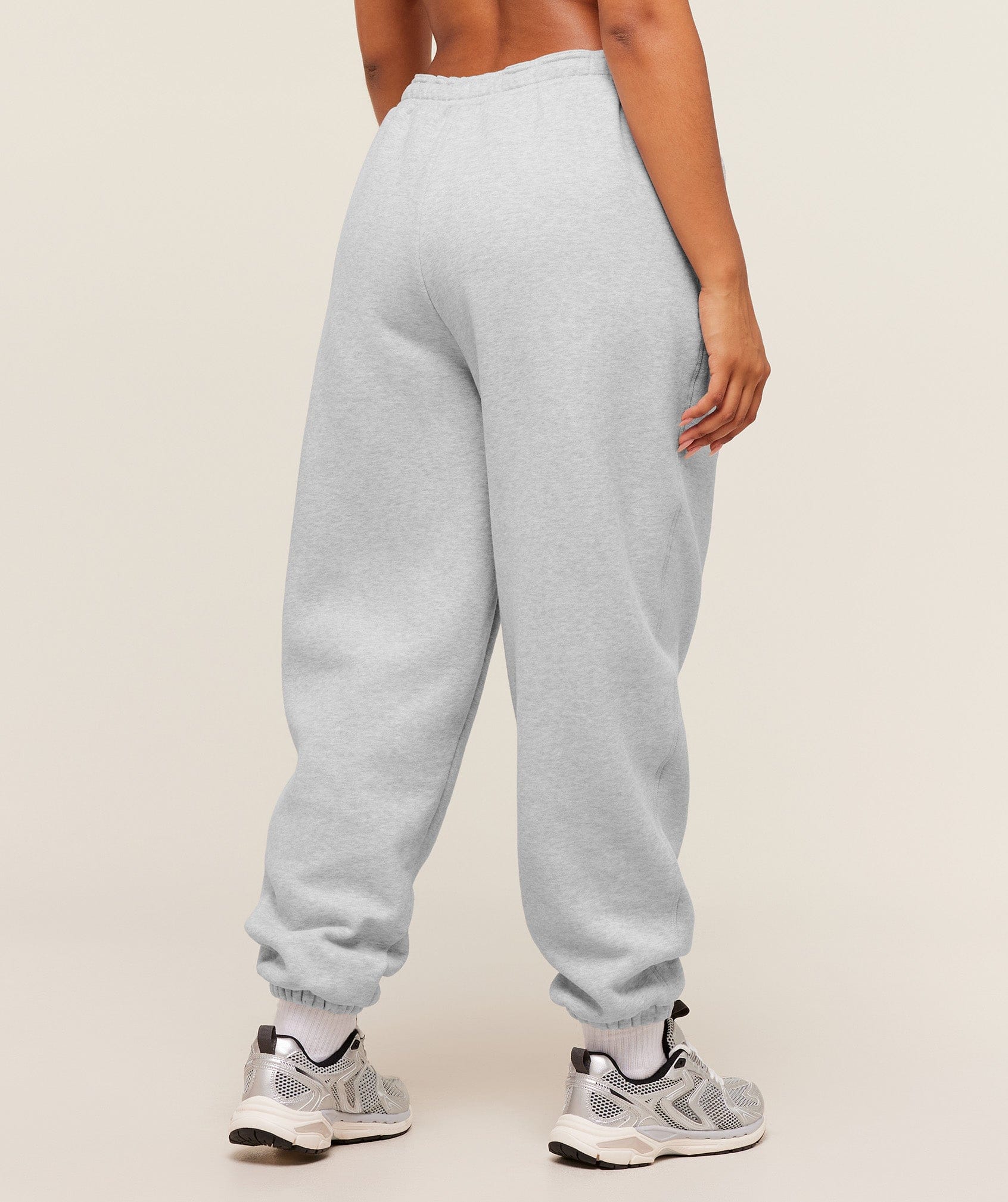 Gymshark Cosy Luxe Cuffed Joggers - Soft Grey Marl