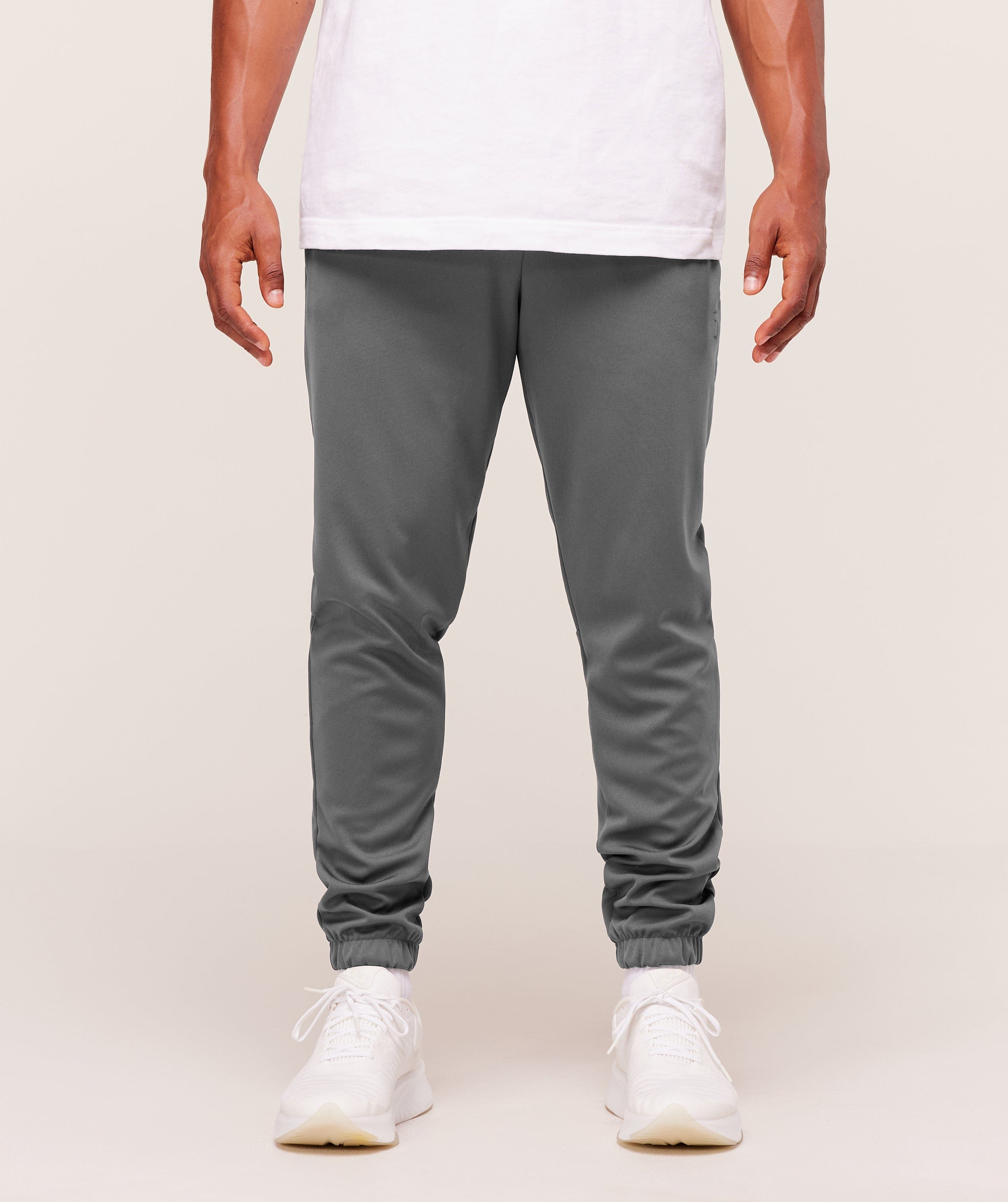 Gymshark Arrival Knit Block Joggers - Dark Grey