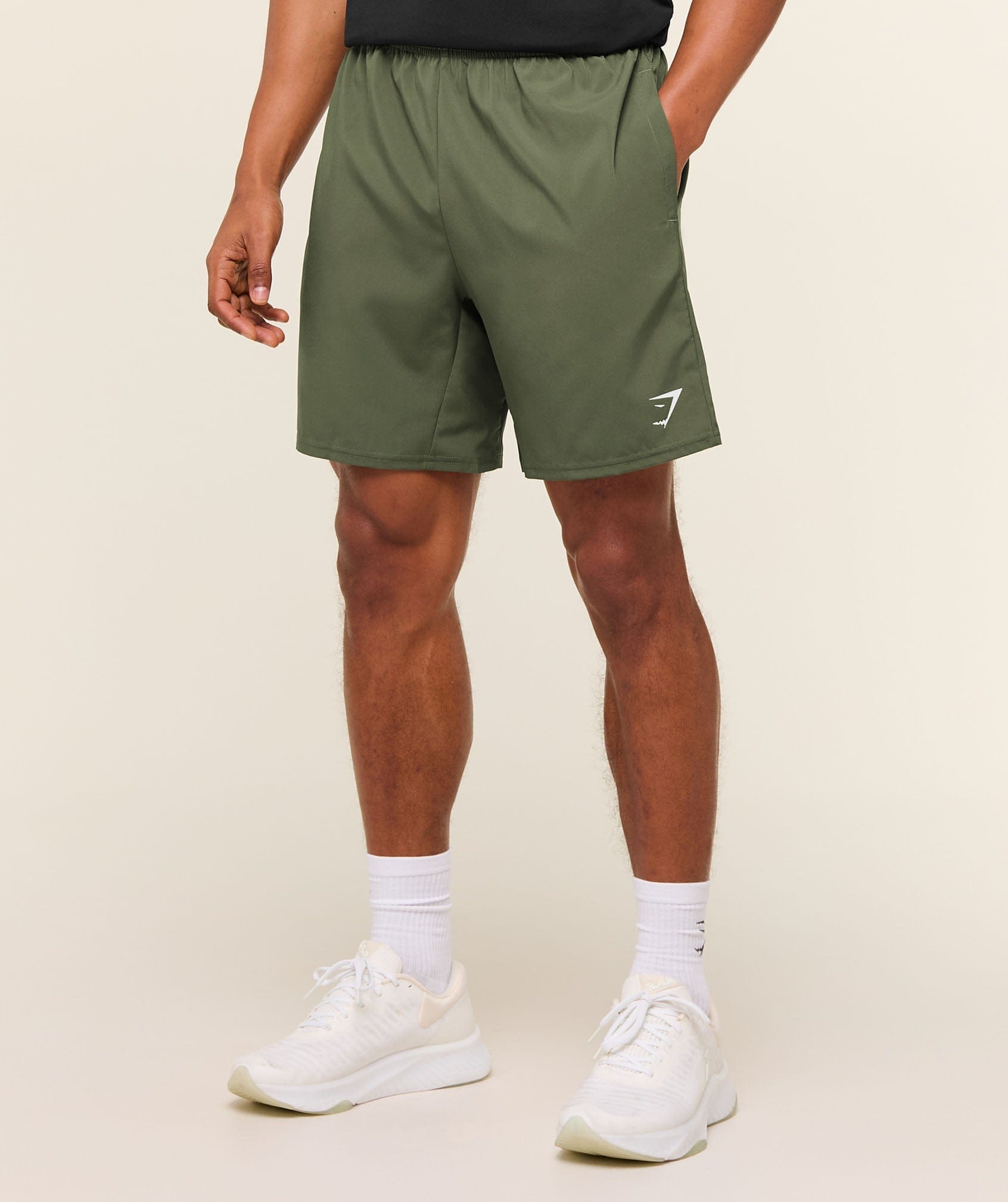 Gymshark Arrival 7" Shorts - Core Olive