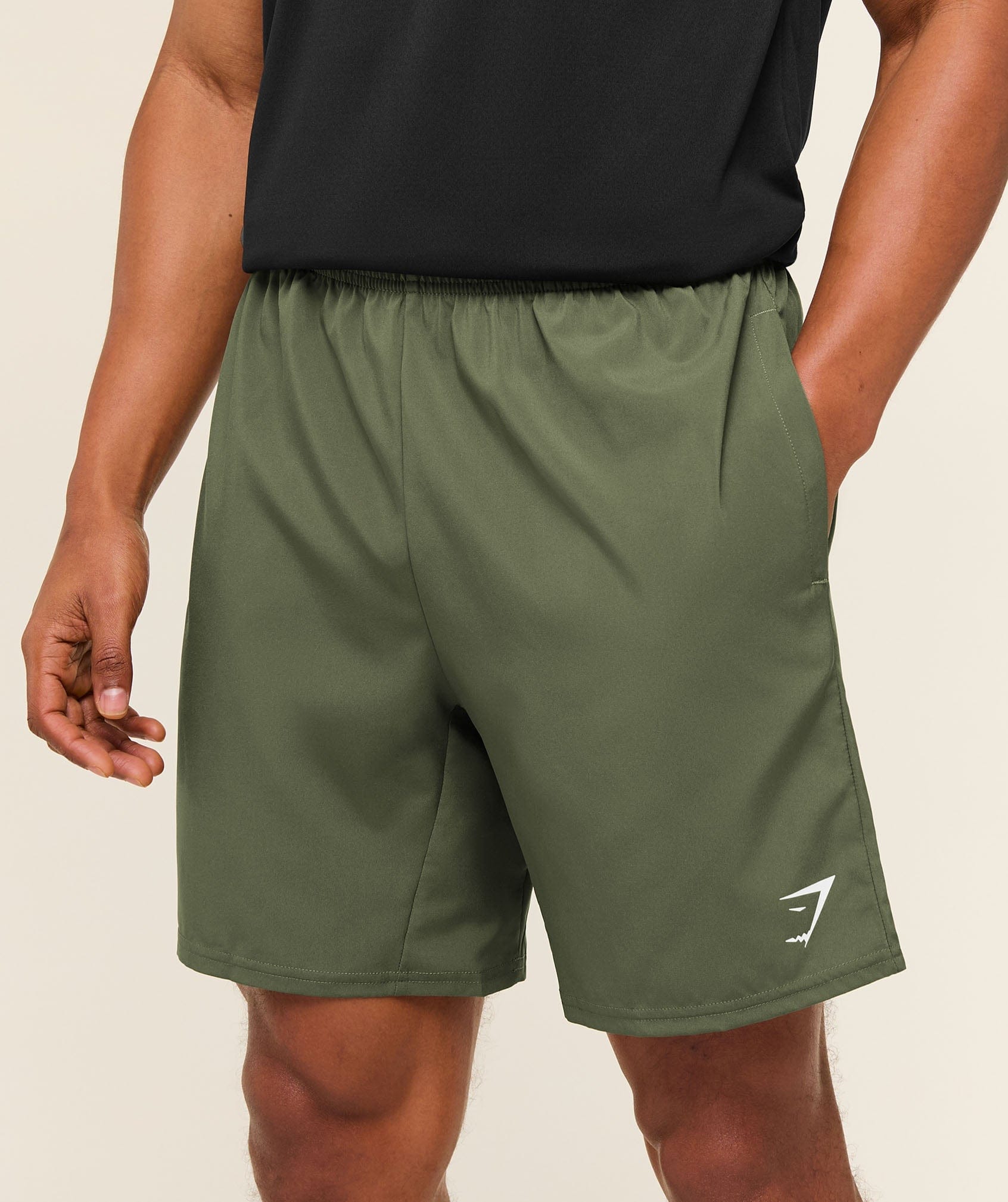 Gymshark Arrival 7" Shorts - Core Olive
