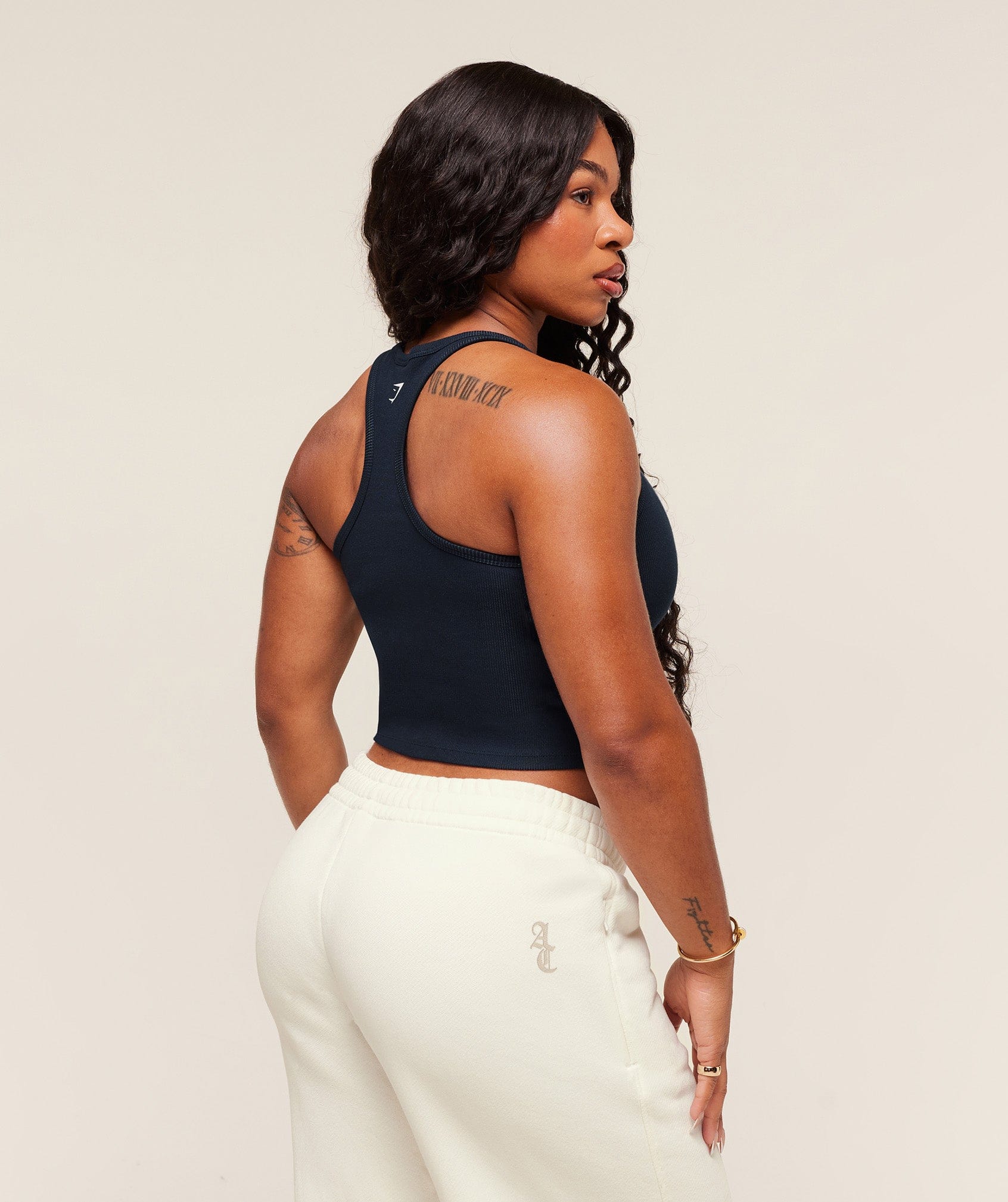 Gymshark x Analis Tank - Midnight Blue
