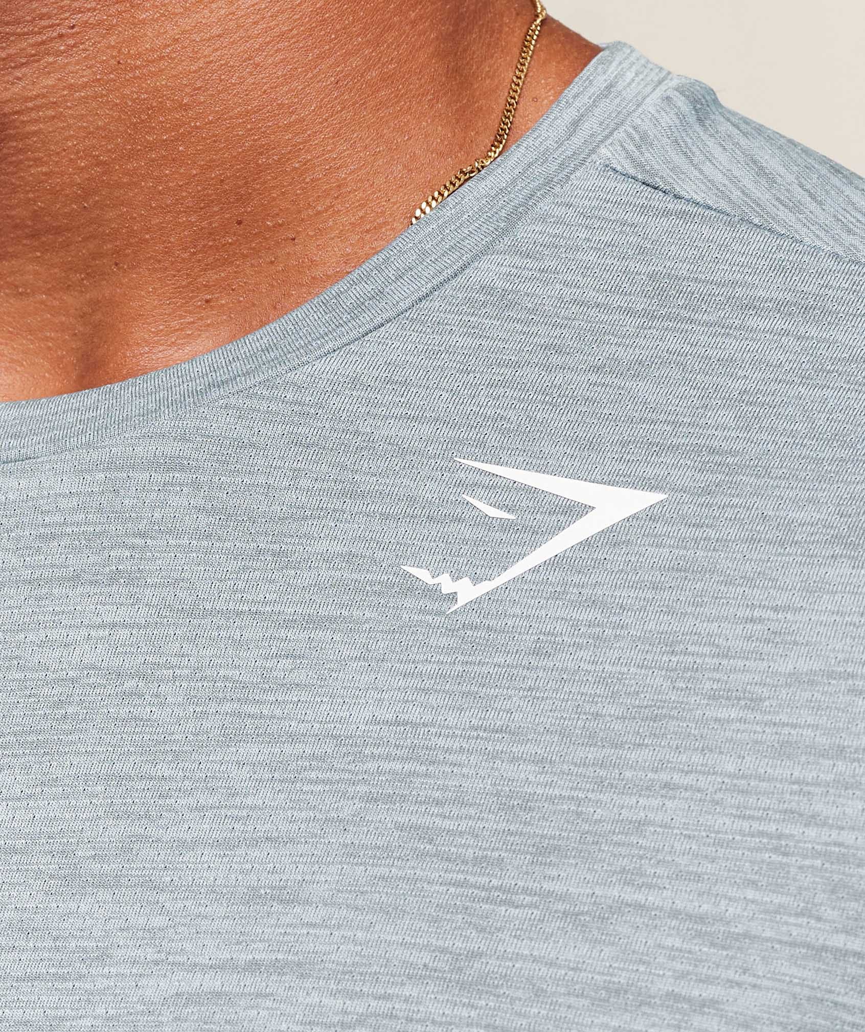 Gymshark Arrival T-Shirt - Smoke Blue/Denim Grey