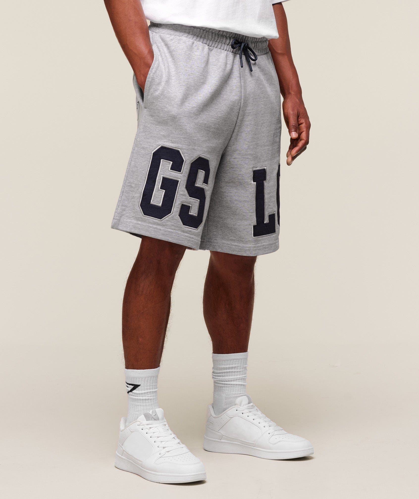Gymshark GSLC 9" Short - Light Grey Core Marl