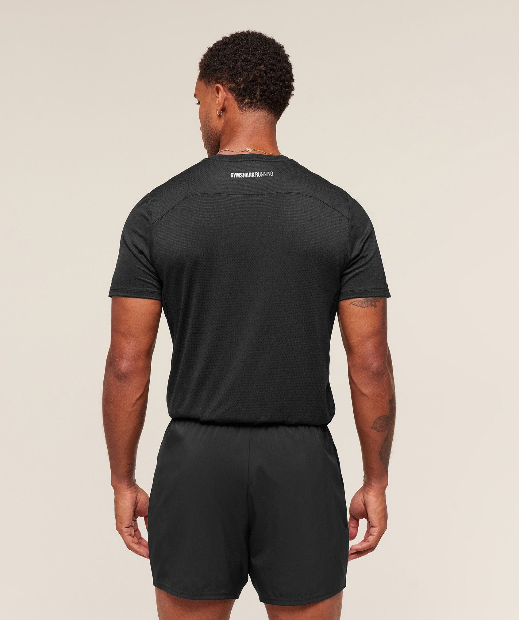 Gymshark Running T-Shirt - Black