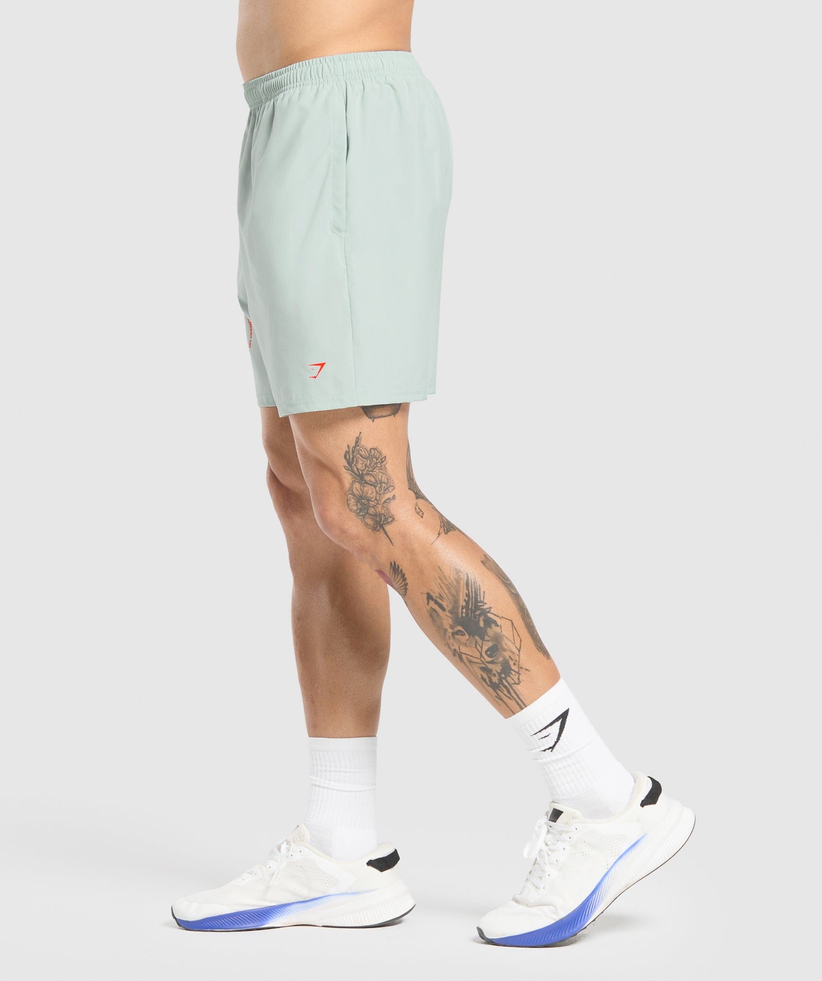 Gymshark Keep Showing Up 7" Shorts - Morning Blue