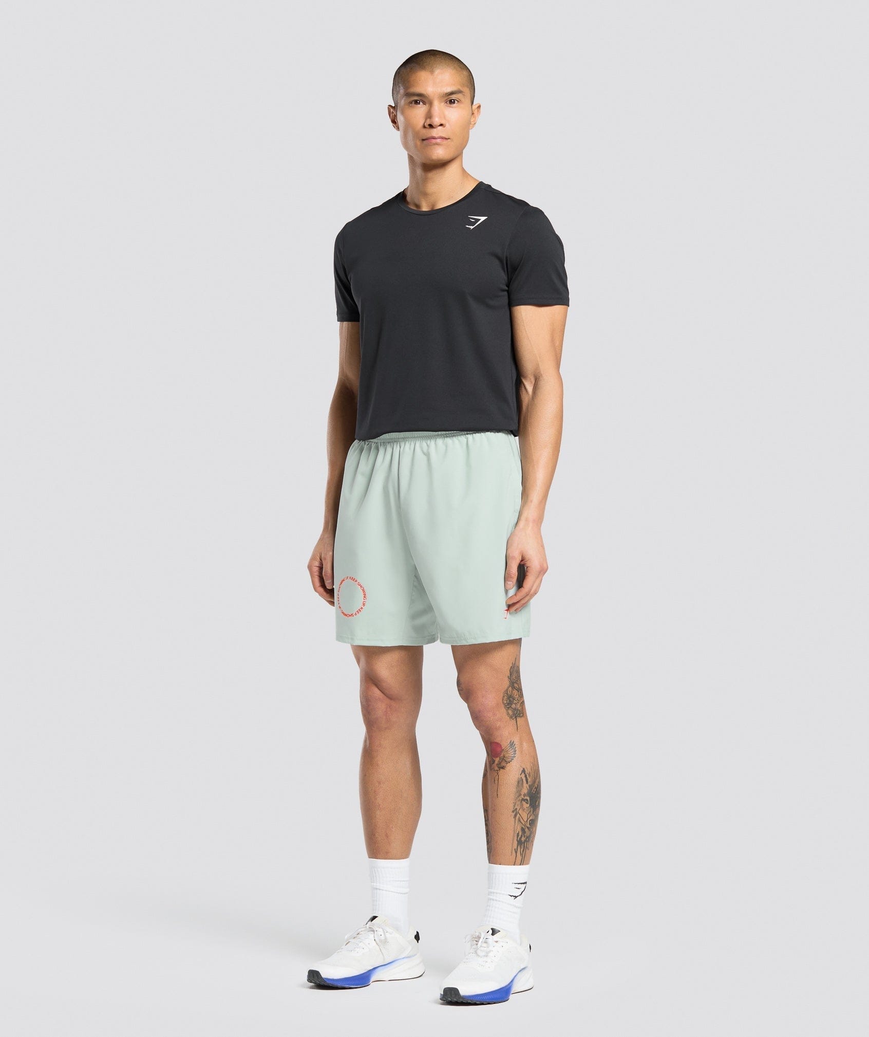 Gymshark Keep Showing Up 7" Shorts - Morning Blue